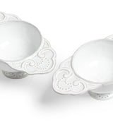 Nephele Soup Tureens Pair - White