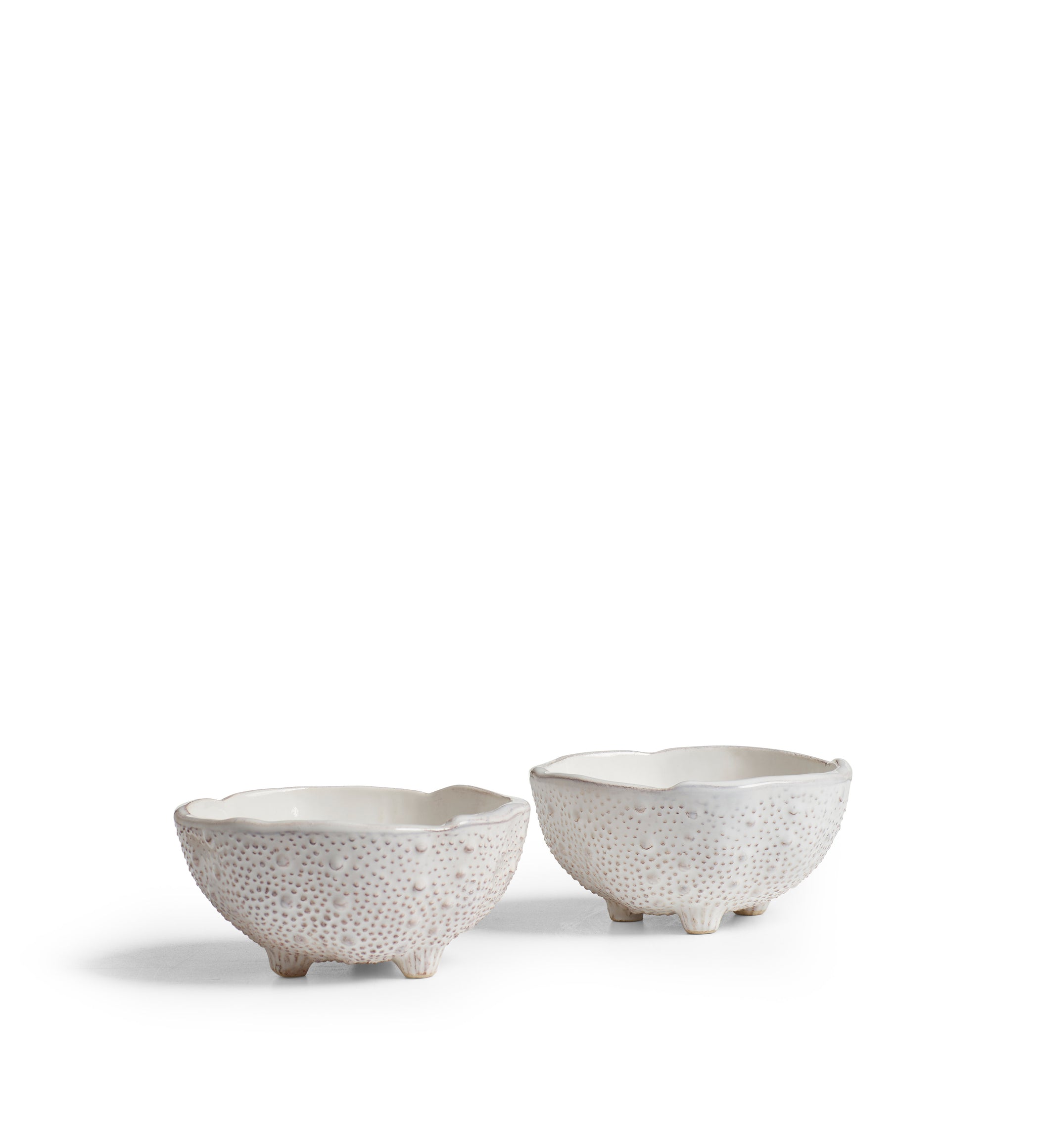 Nereid Bowls Pair - White