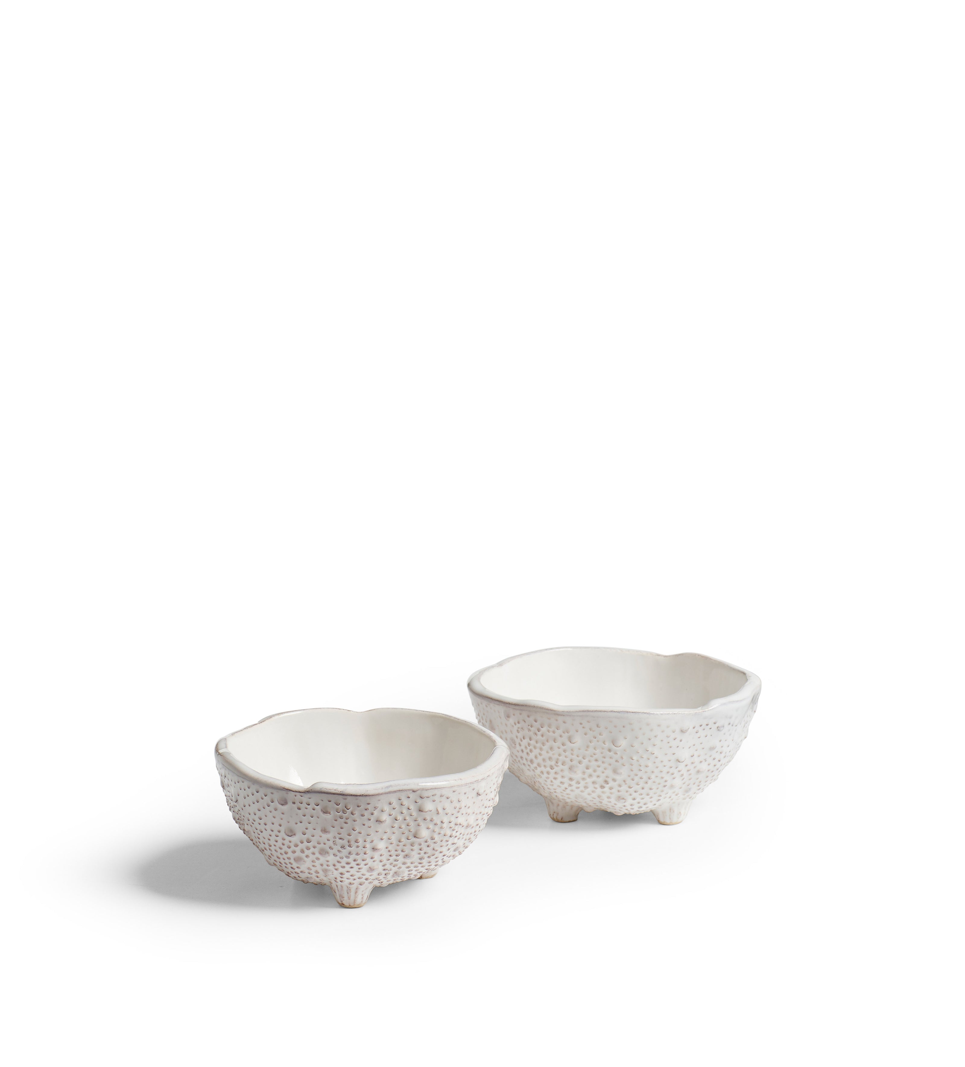 Nereid Bowls Pair - White