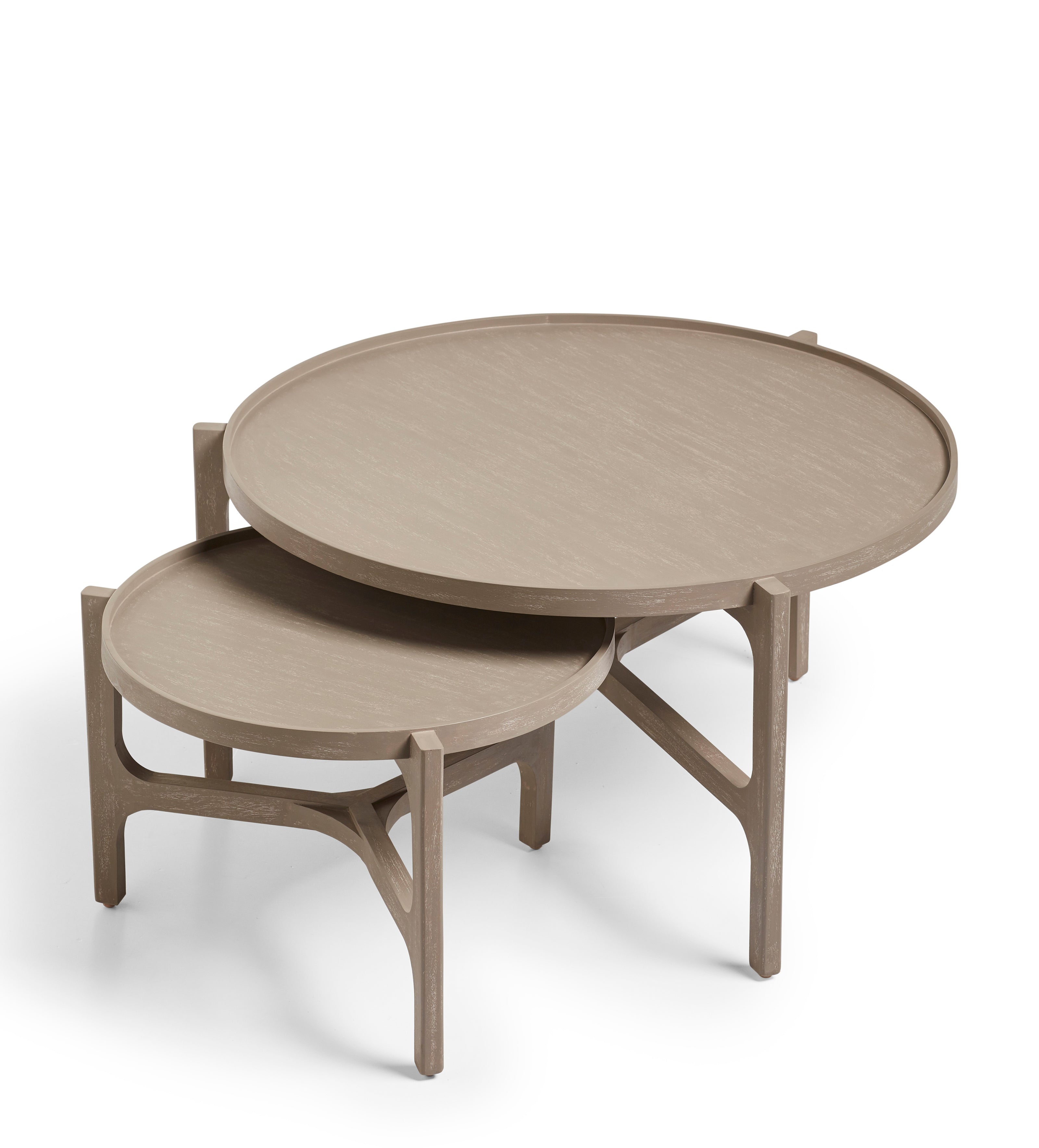 Nidum Nested Coffee Tables - Silver Birch