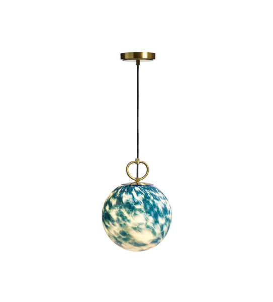Nimbus Pendant Lamp - Blue/White | OKA