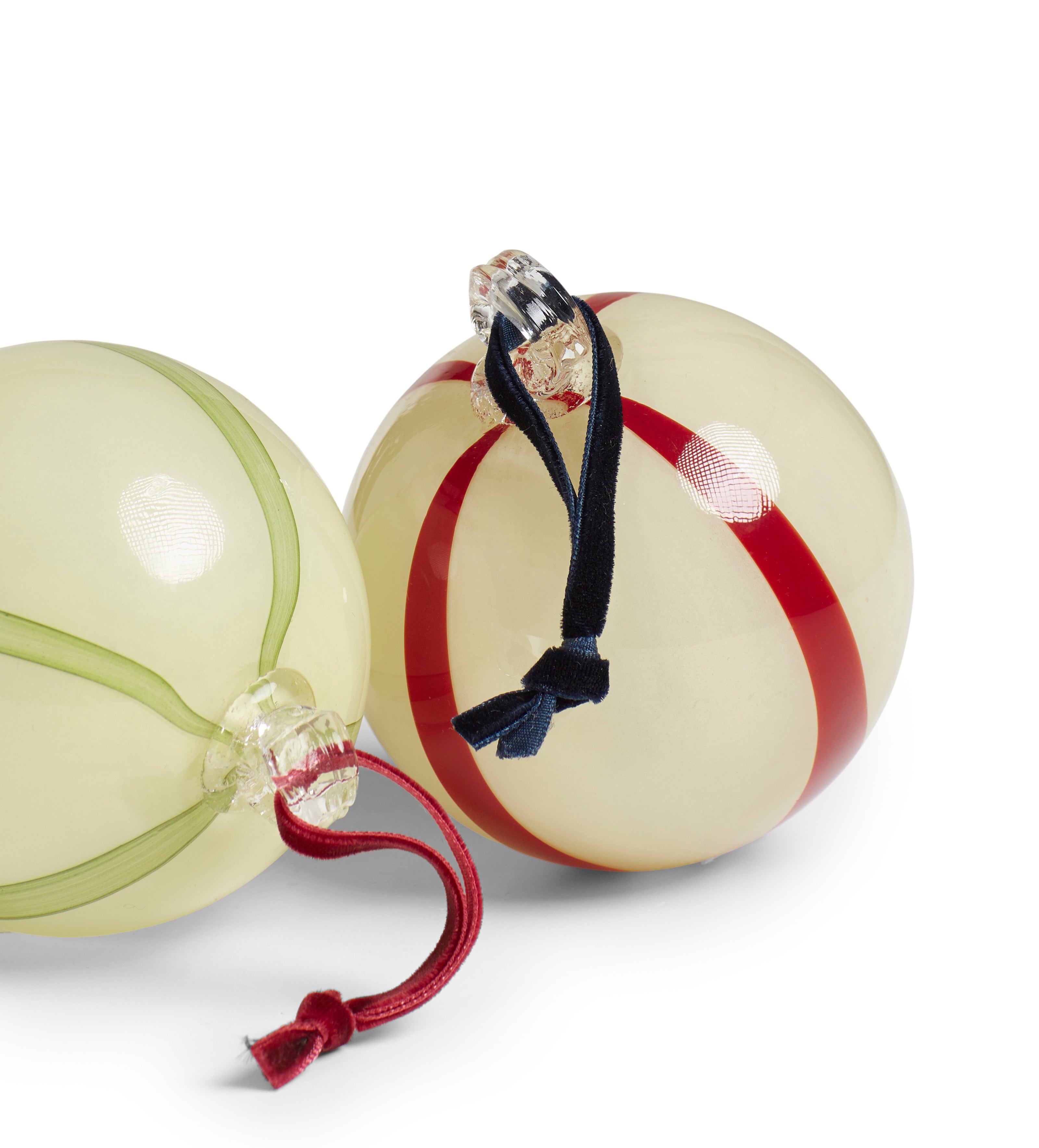 Nimbus Stripe Baubles Pair - Multi