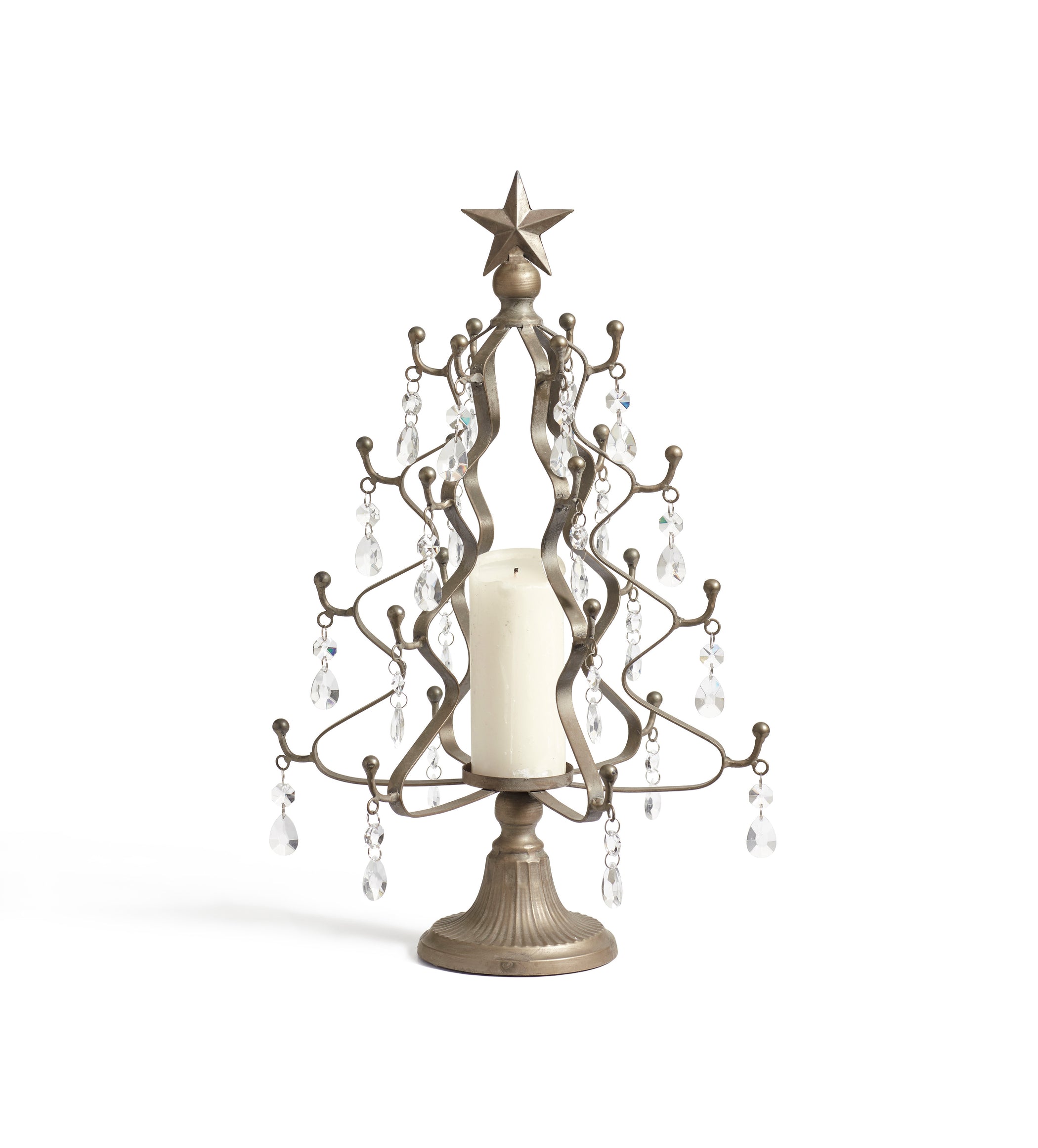 Noel Candle Holder - Antique Bronze