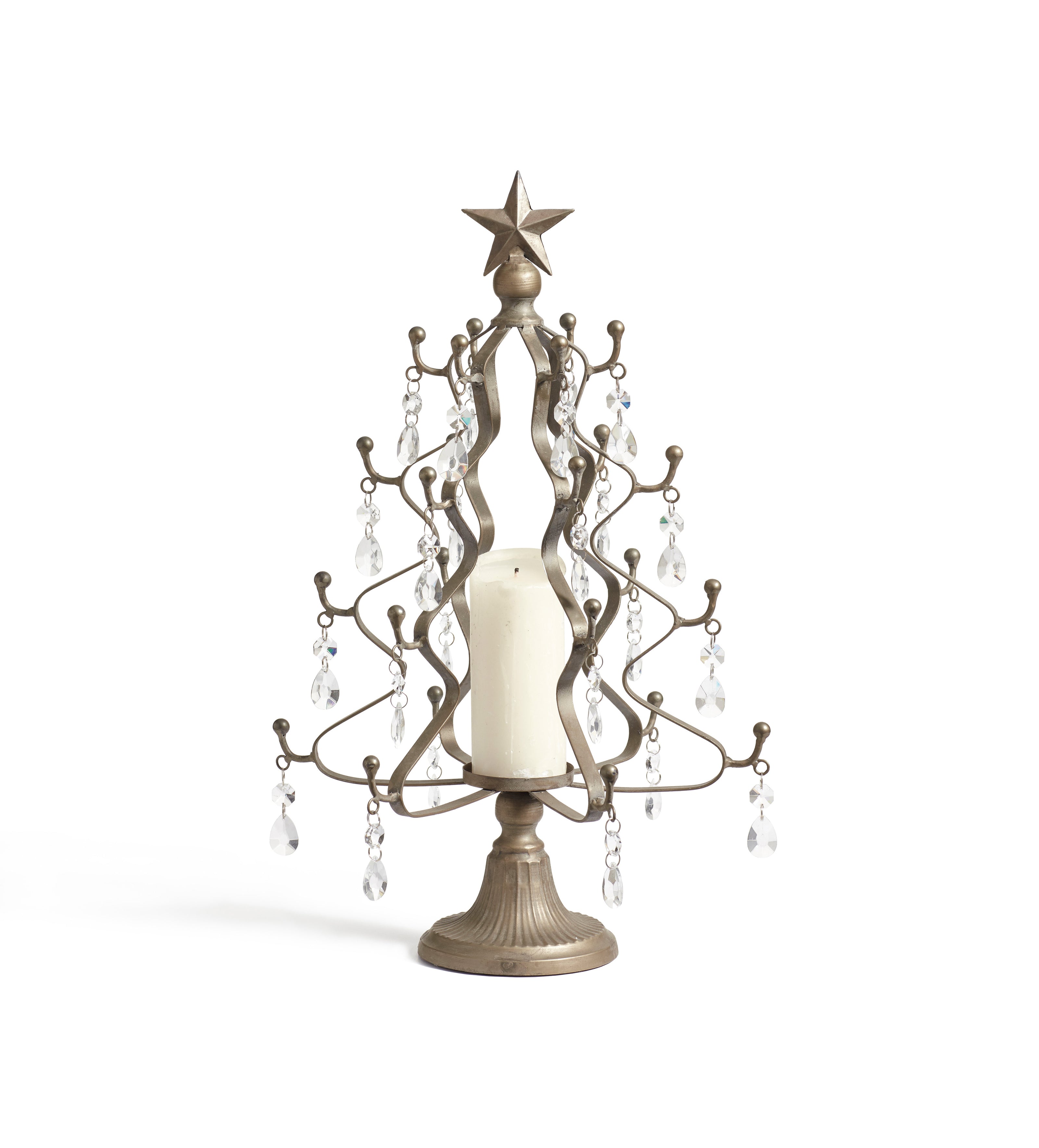 Noel Candle Holder - Antique Bronze