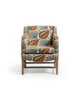 Nomeko Hidaya Armchair - Blood Orange/Blue