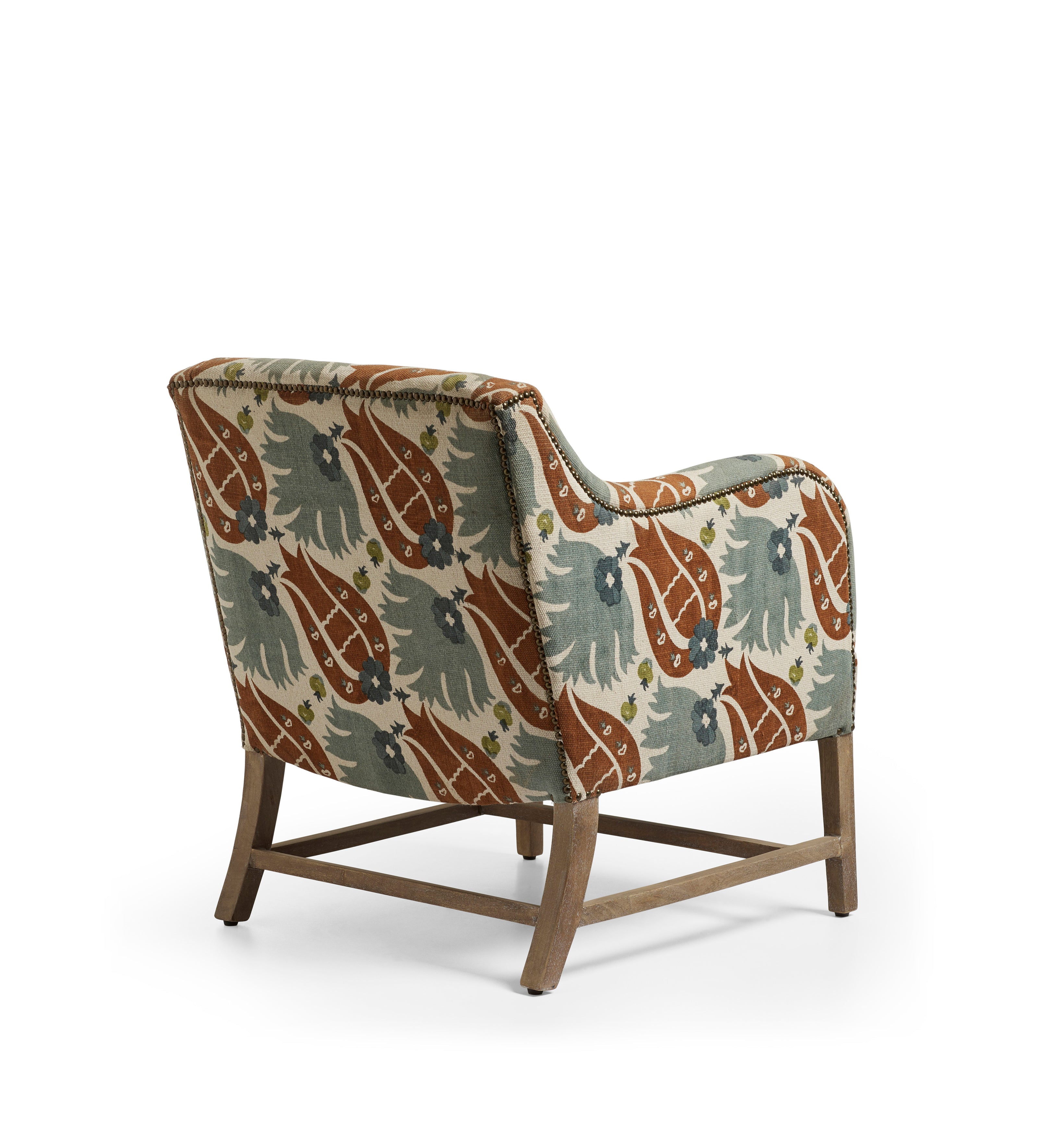 Nomeko Hidaya Armchair - Blood Orange/Blue
