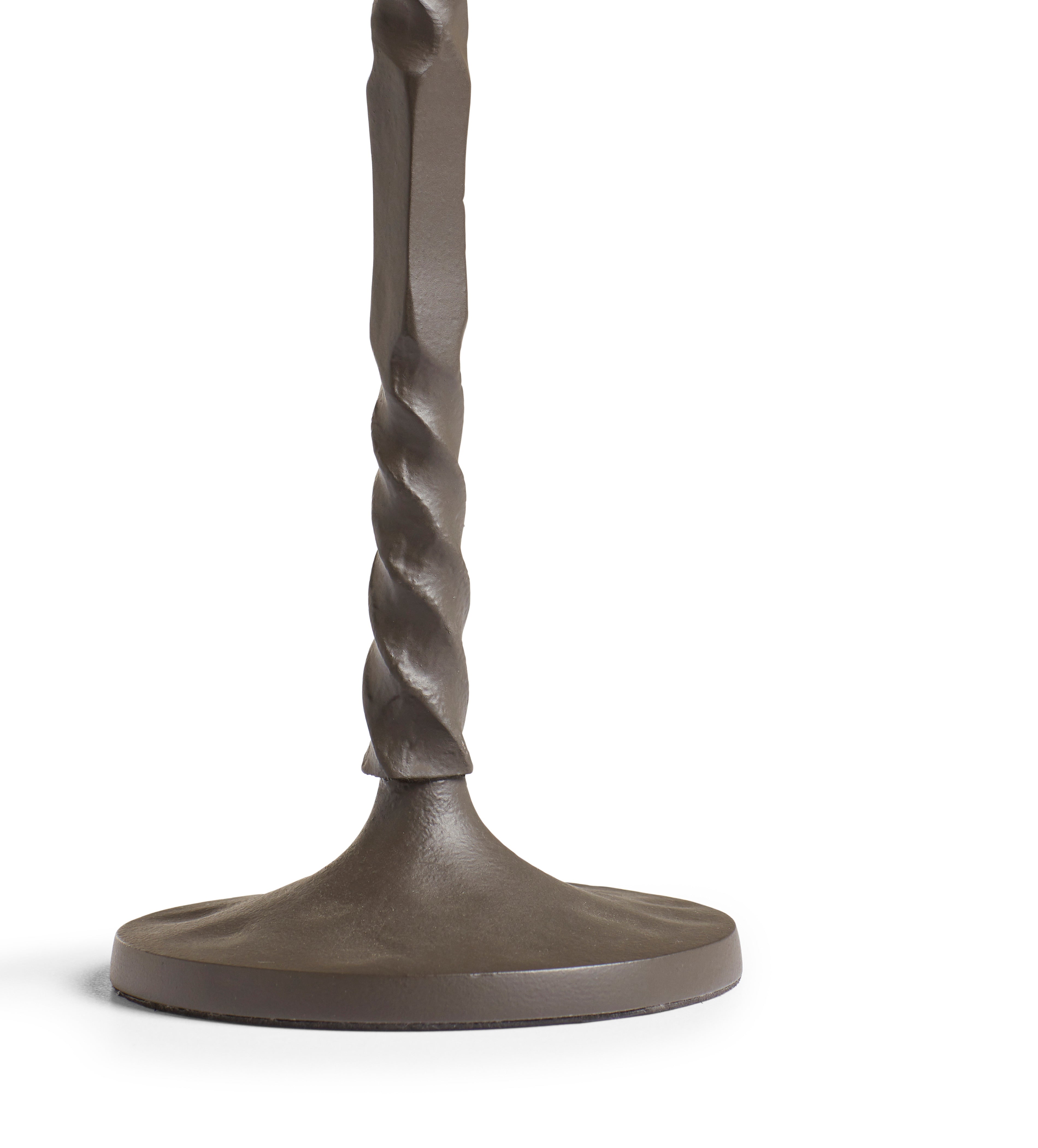 Notte Candle Holders Pair - Antique Grey | OKA