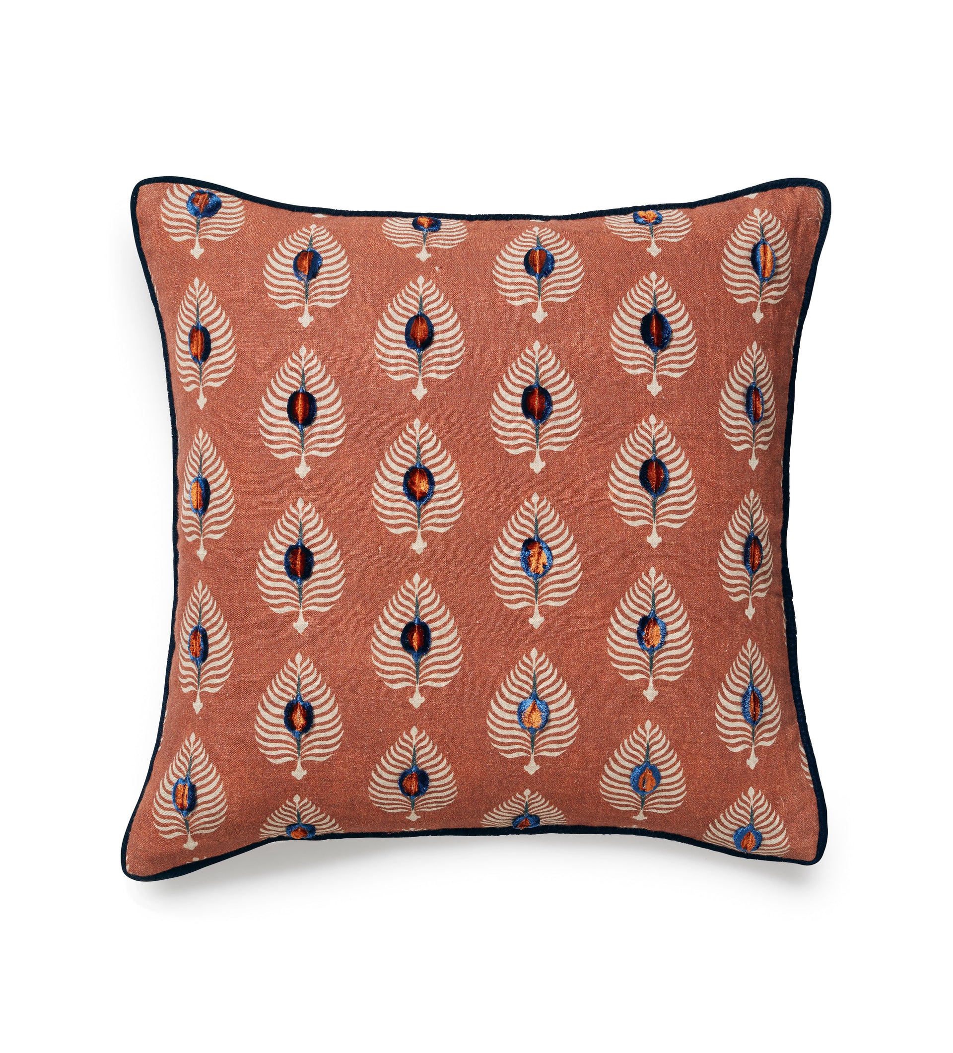 Ocellus Cushion Cover Burnt Umber