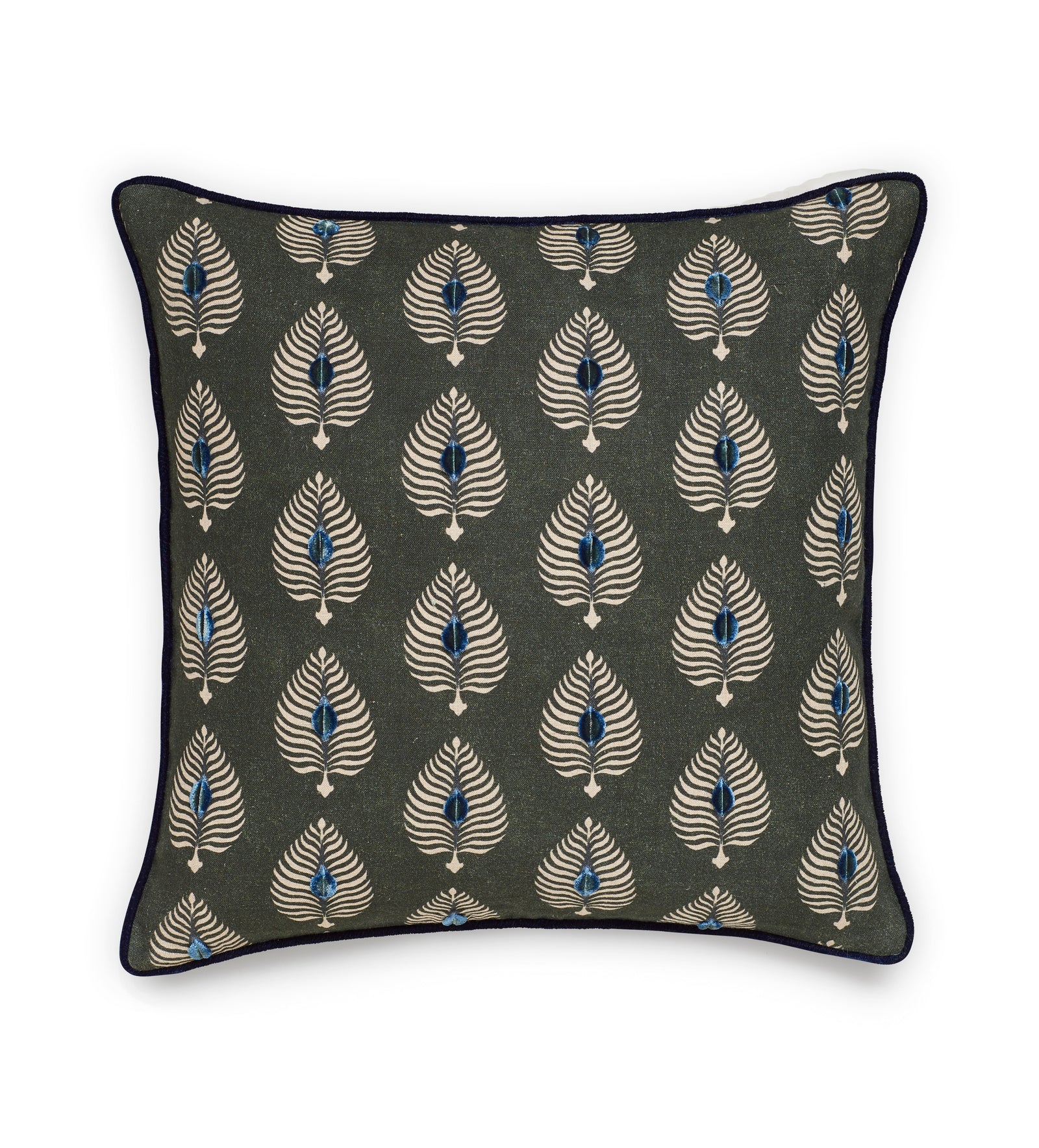 Ocellus Cushion Cover - Midnight Green