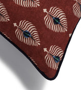 Ocellus Cushion Cover - Red Garnet