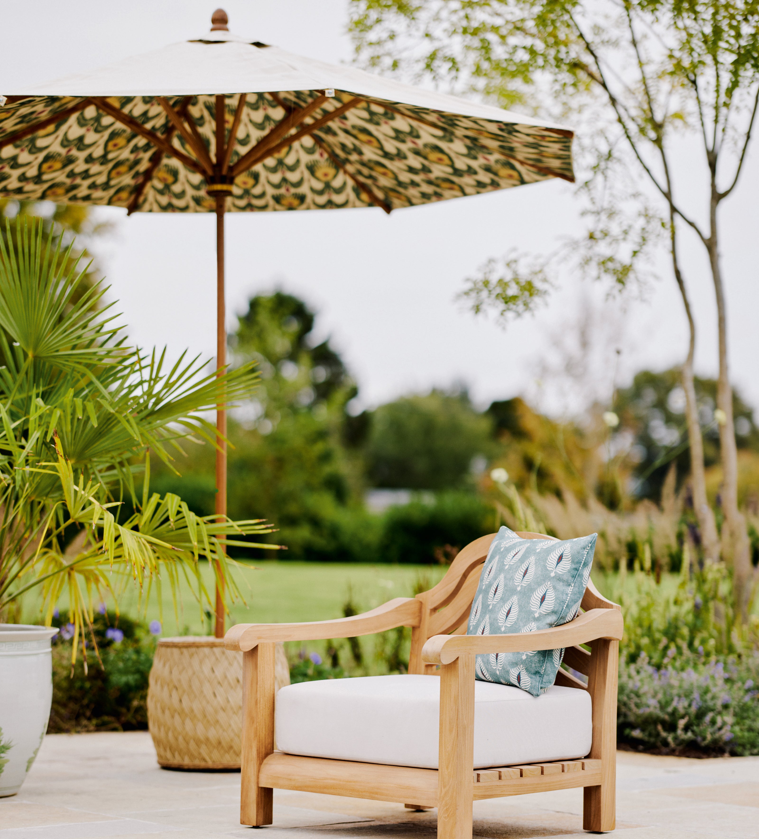 Ocellus Outdoor Cushion - Seafoam