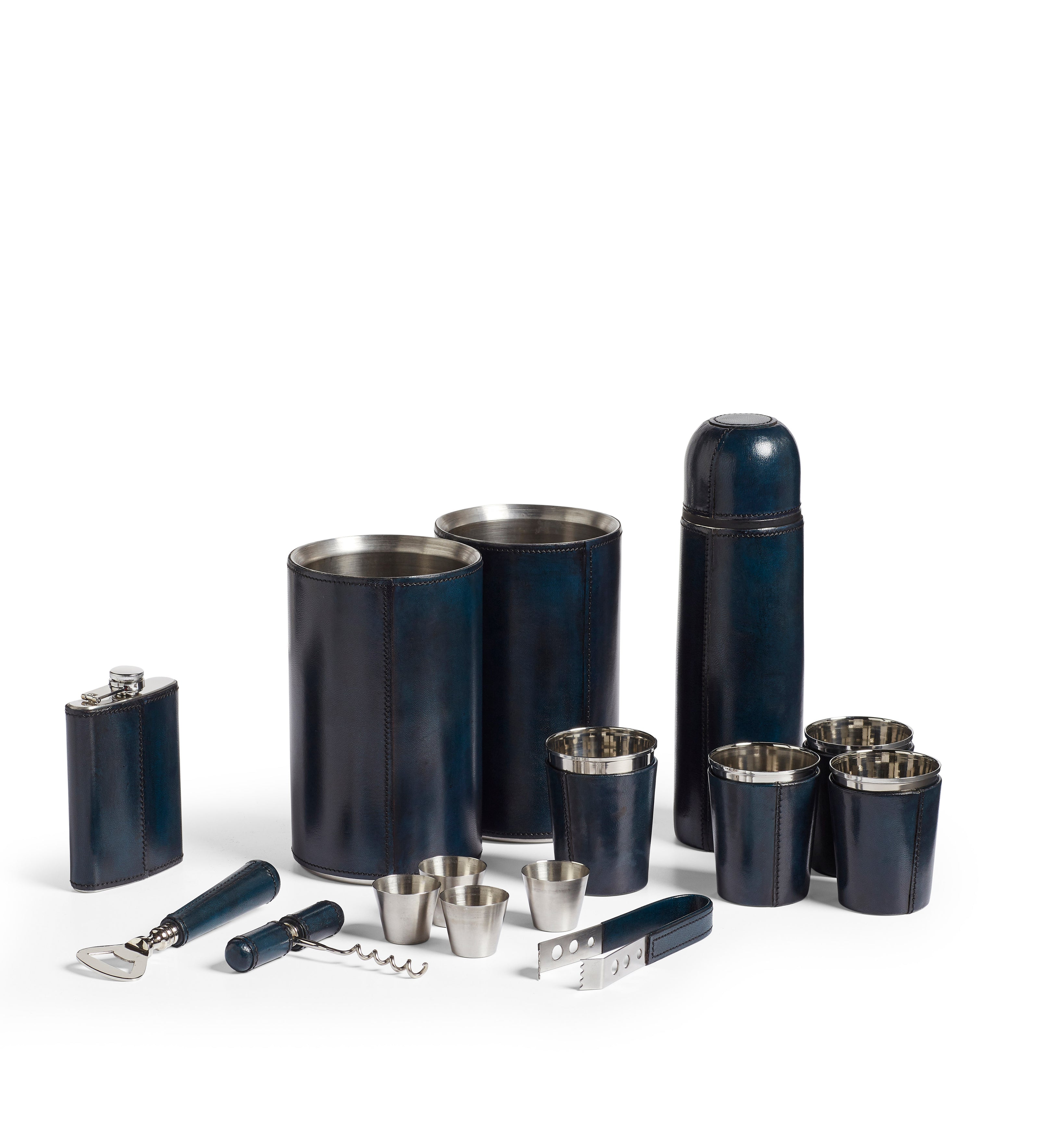 Ocellus Leather Mini Bar - Air Force Blue