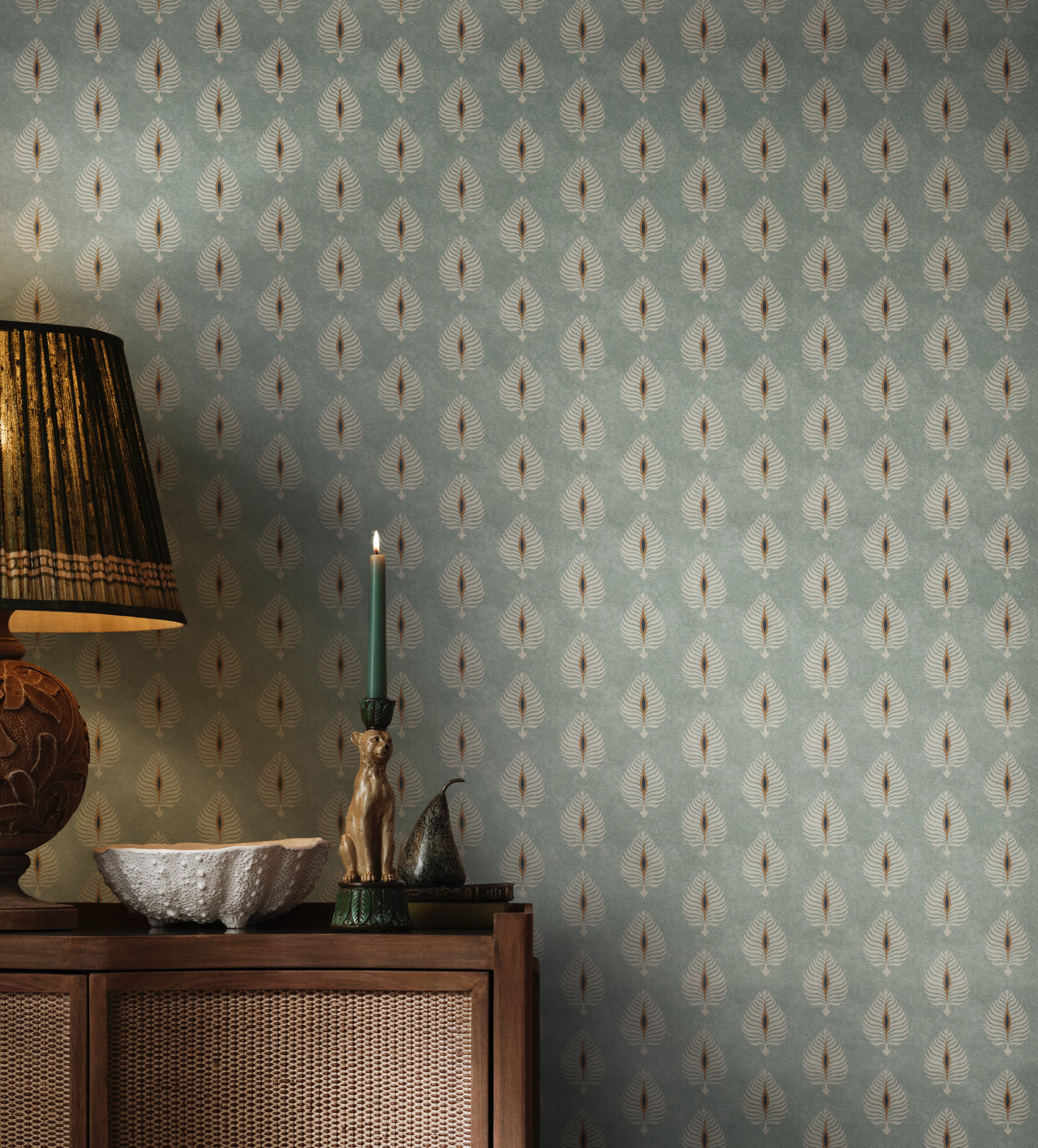 Ocellus Wallpaper - Seafoam