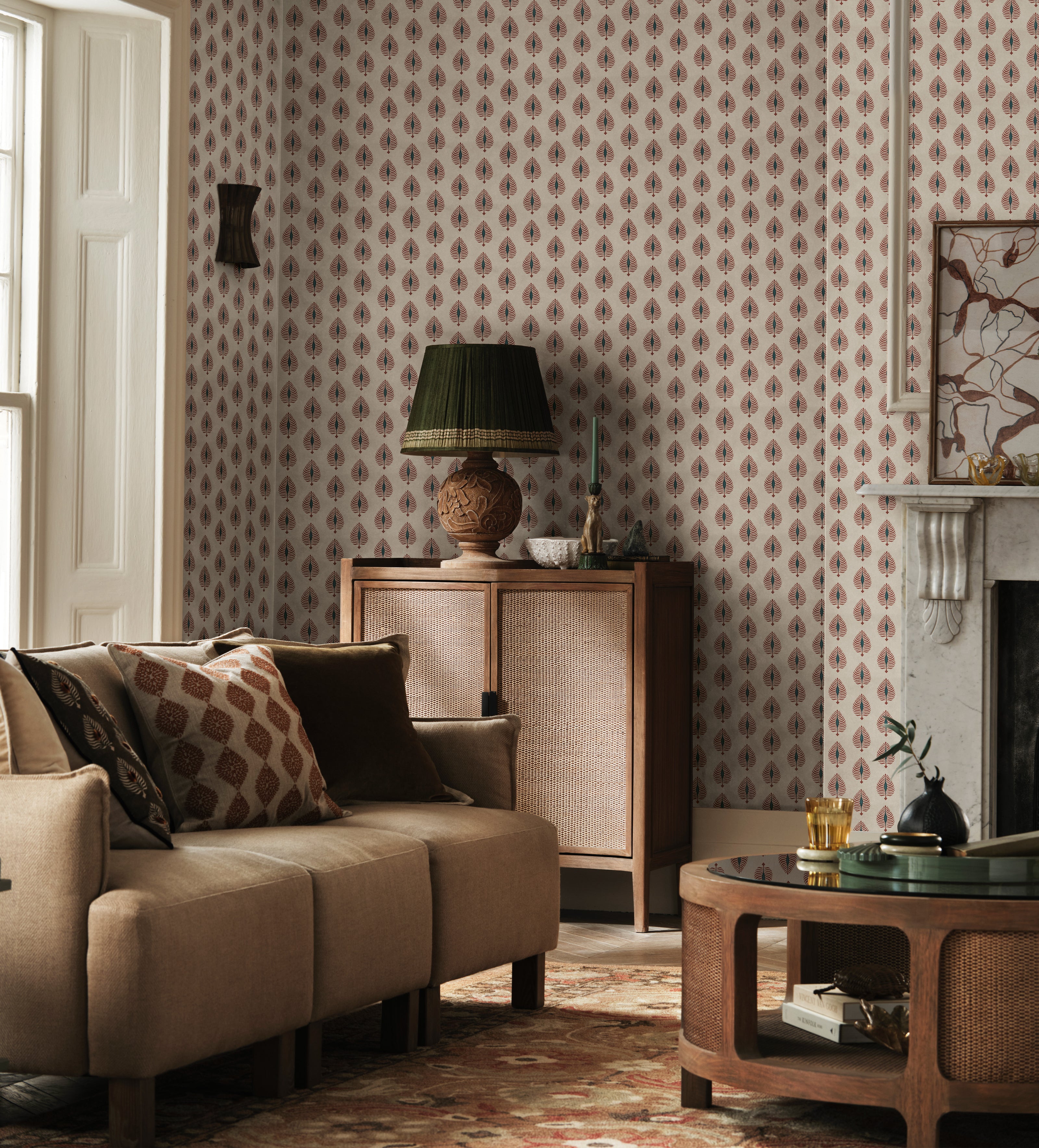 Ocellus Wallpaper - Warm Red