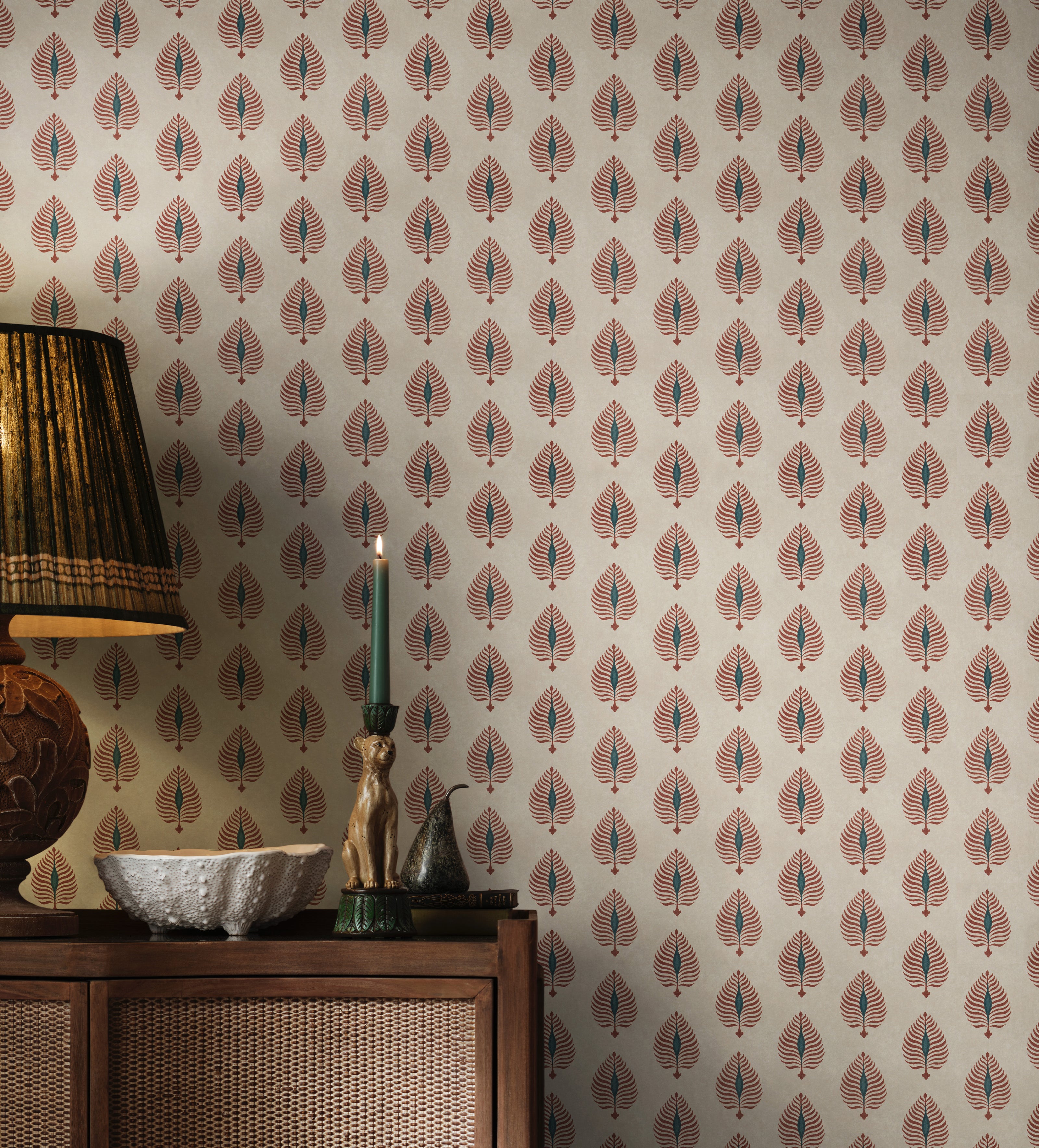 Ocellus Wallpaper - Warm Red