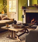Olira Wireless Table Lamp and Emily Cone - Spruce/Green