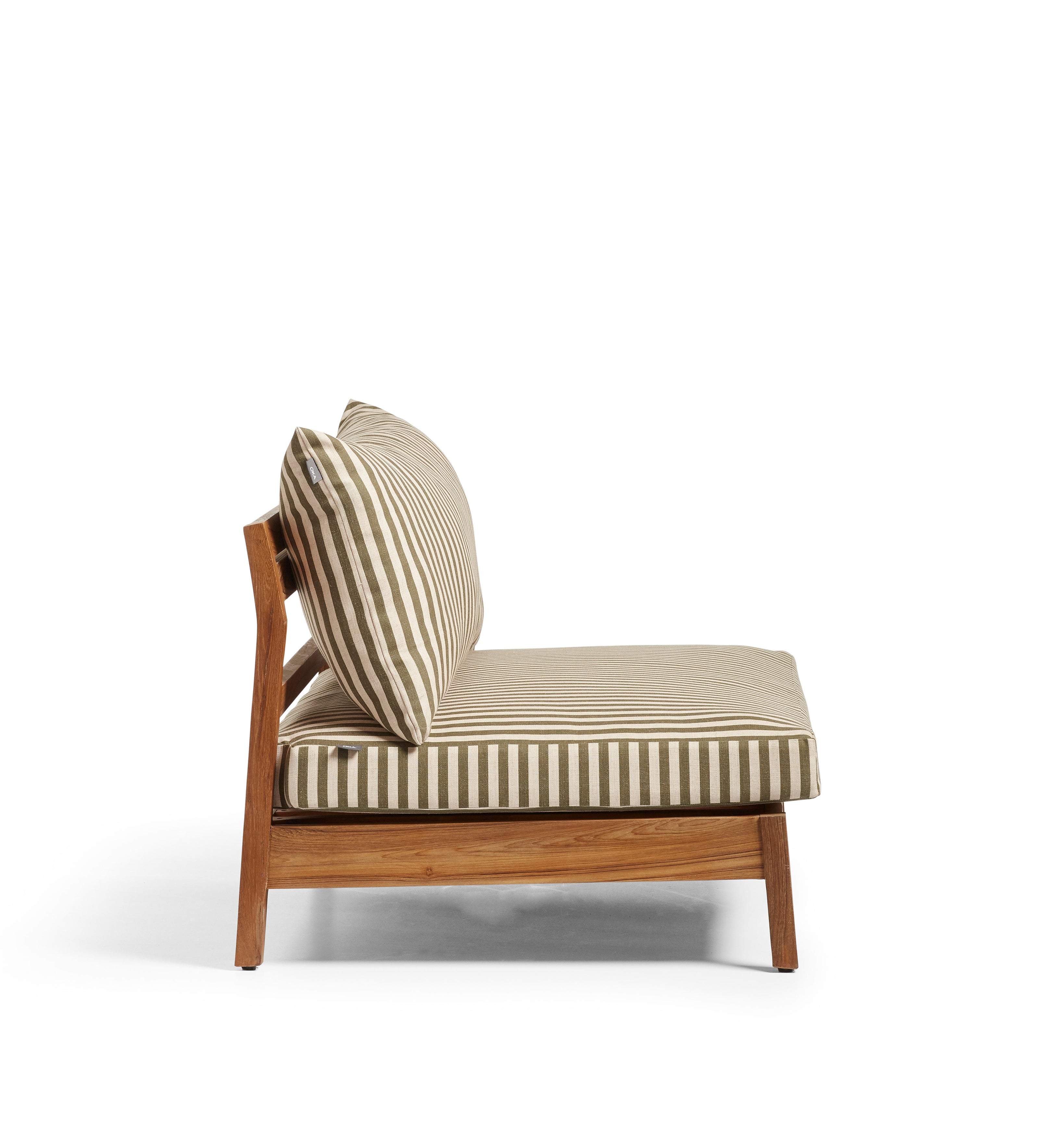 Olivo Wooden Corner Extension - Olive Stripe