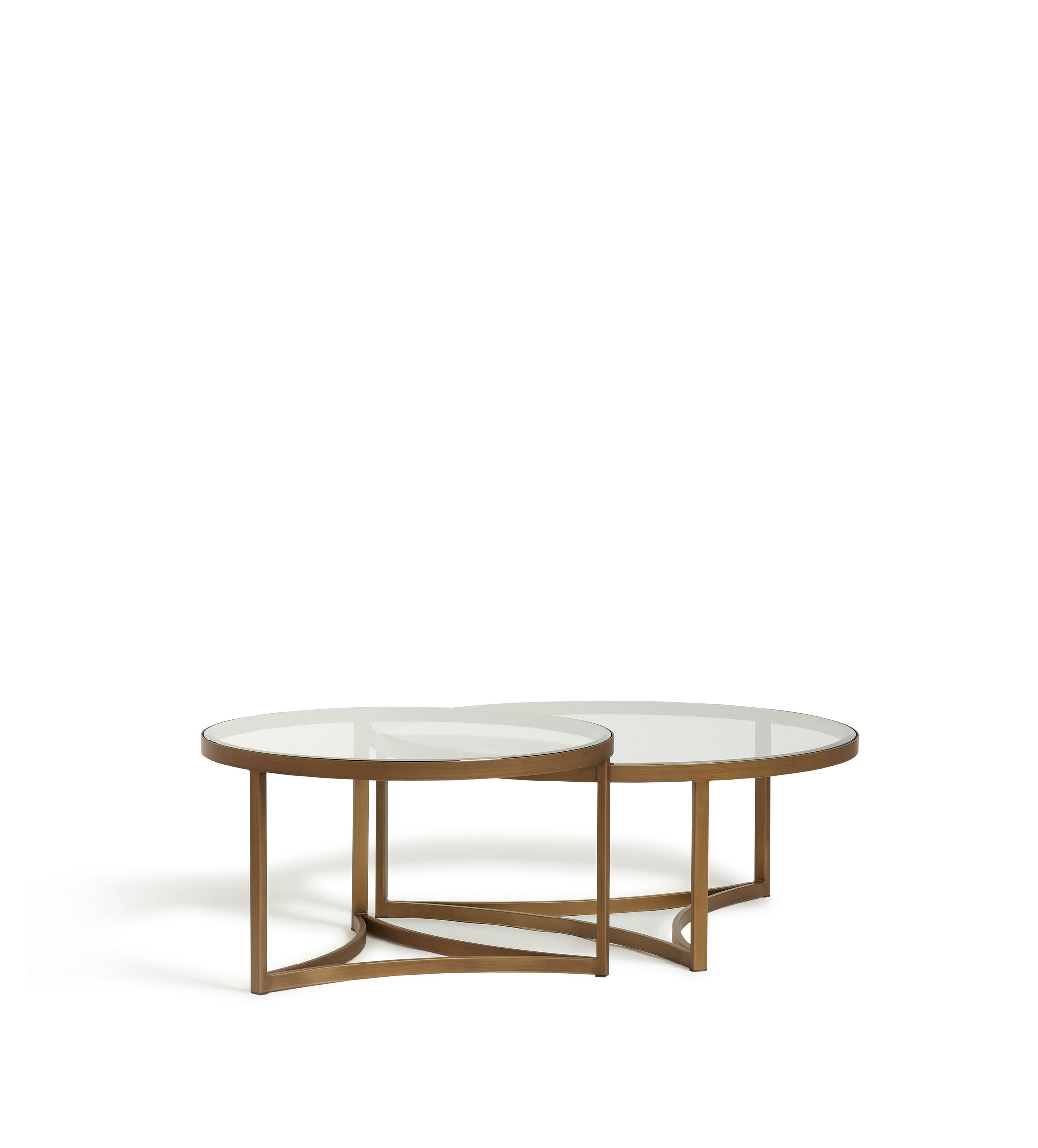 Opplyst Tables Pair - Bronze