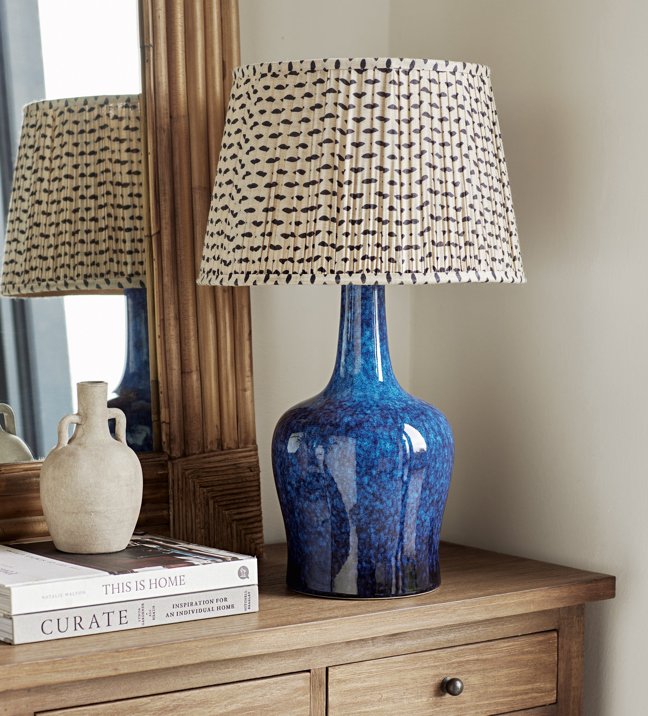 Oralee Table Lamp Base - Ink Blue