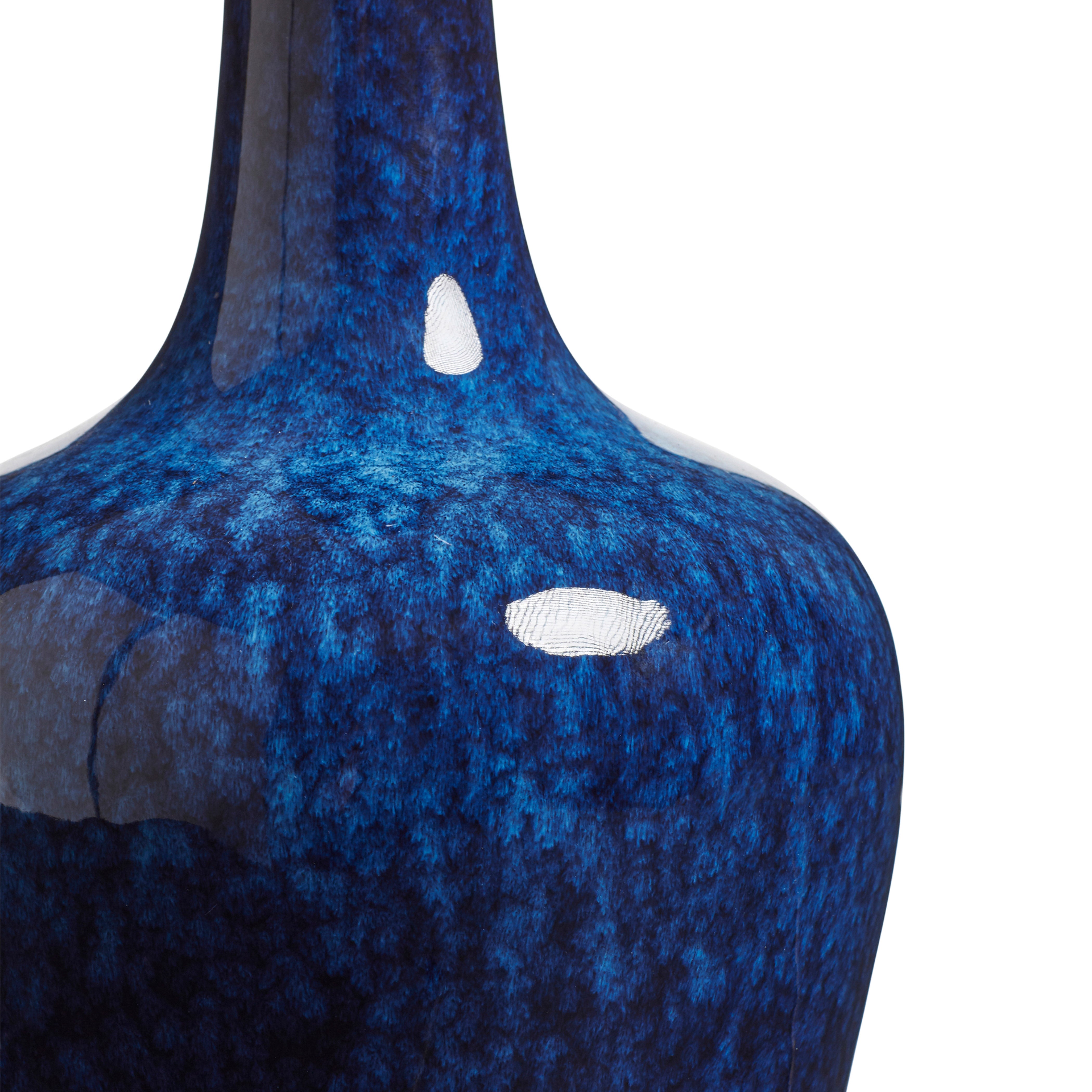 Oralee Table Lamp Base - Ink Blue | OKA