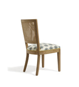 Ormoy Ocellus Armless Dining Chair - Blue/Natural