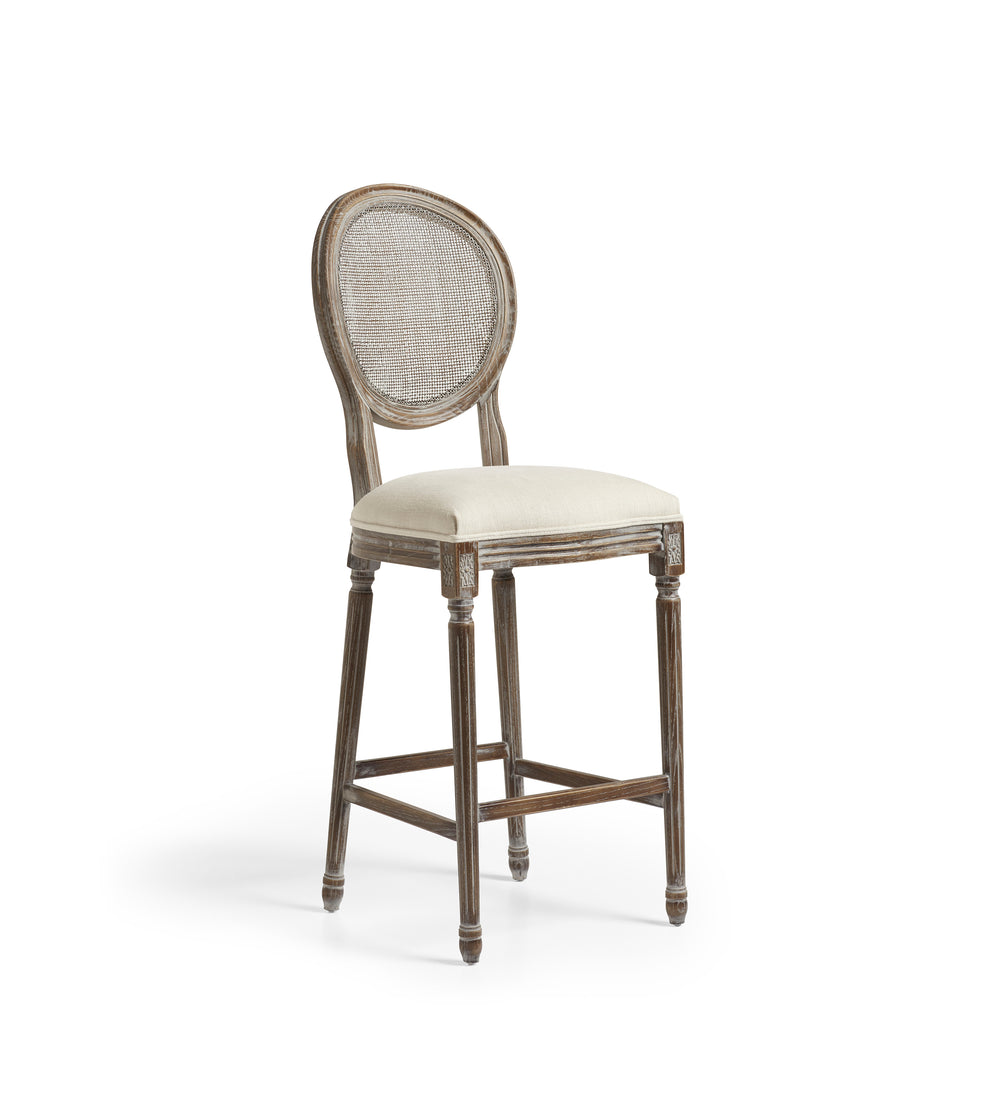 Ovalise Bar Stool - Natural