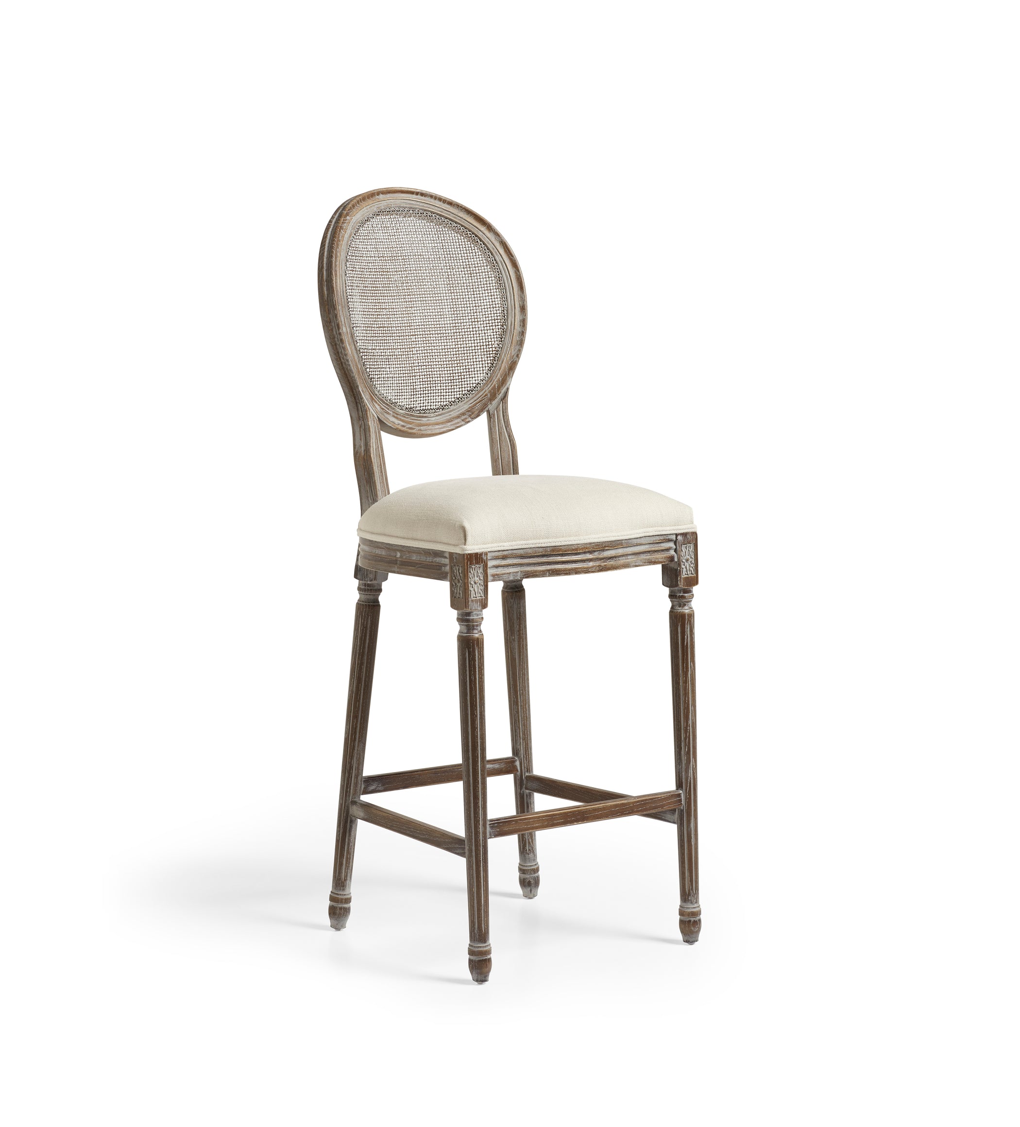 Ovalise Bar Stool - Natural