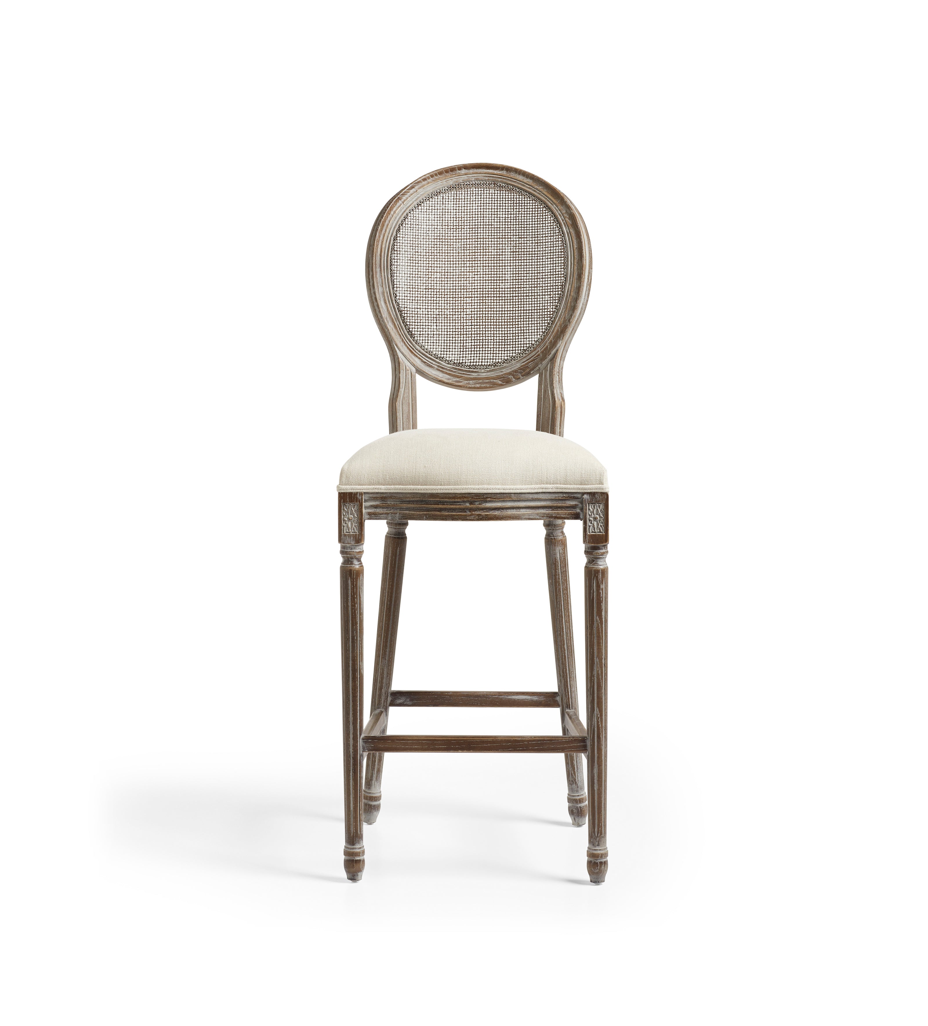 Ovalise Bar Stool - Natural