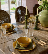 Barley Twist Candle Holders Pair - Spruce