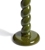 Barley Twist Candle Holders Pair - Spruce