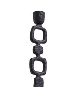 Coropuna Candle Holders Pair - Metallic Black