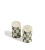 Vaserely Salt and Pepper Shakers Pair - Bone