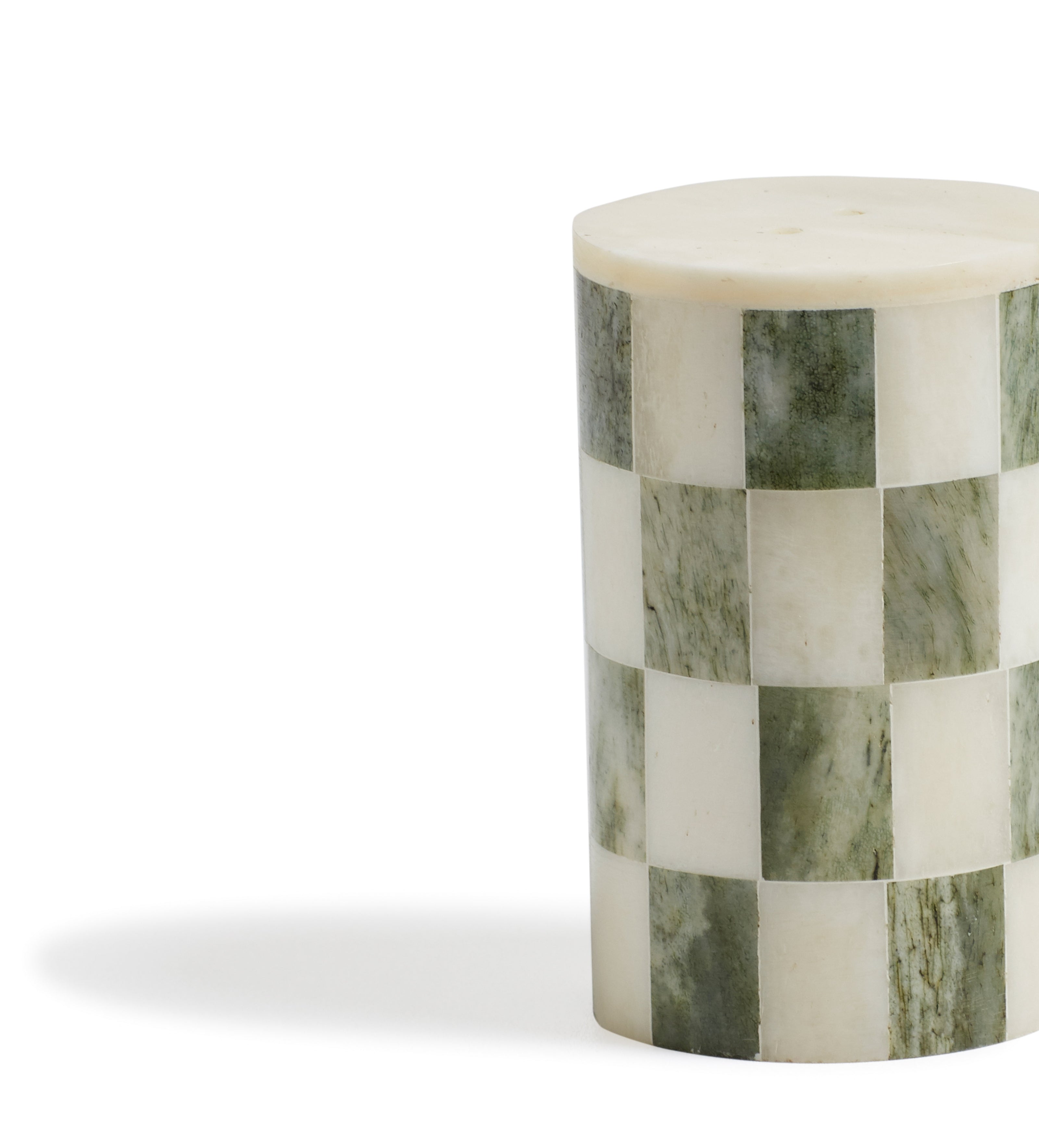 Vaserely Salt and Pepper Shakers Pair - Bone