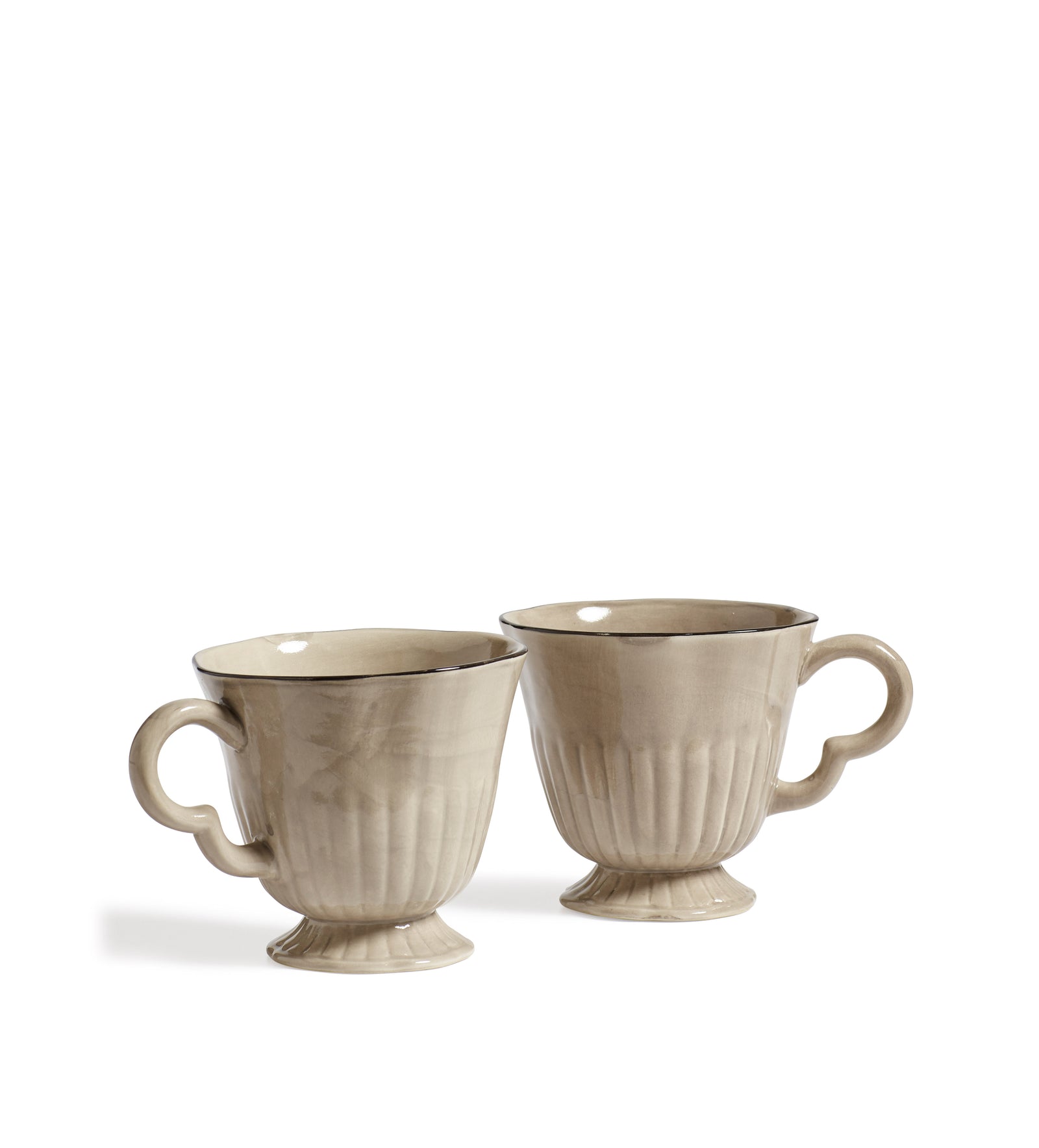 Winslow Mugs Pair - Dove Grey