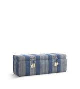 Palayam Upholstered Trunk - Blue