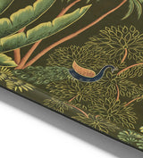 Large Palmier Ottoman Tray - Green