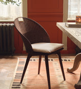 Panela Rattan Dining Chair - Chestnut