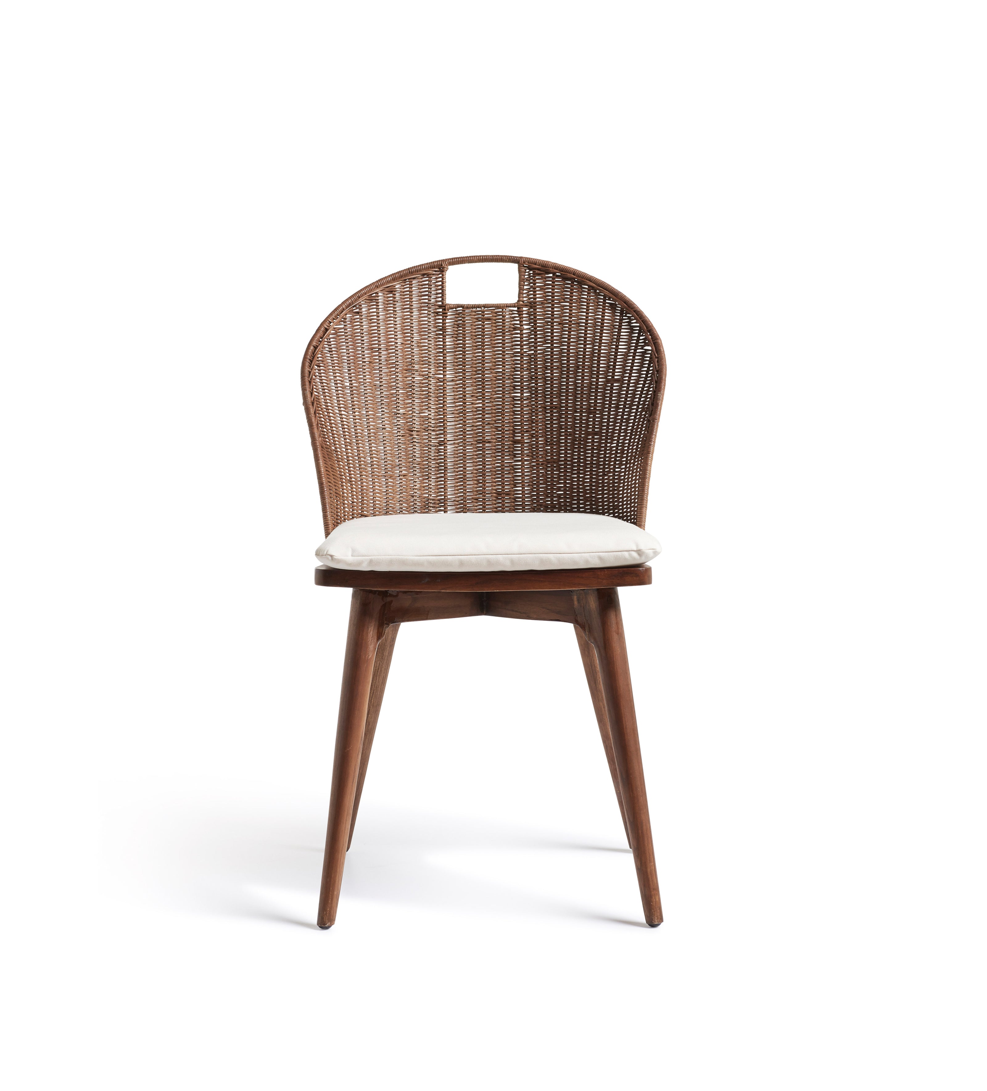Panela Rattan Dining Chair - Chestnut