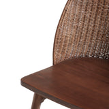 Panela Rattan Dining Chair - Chestnut