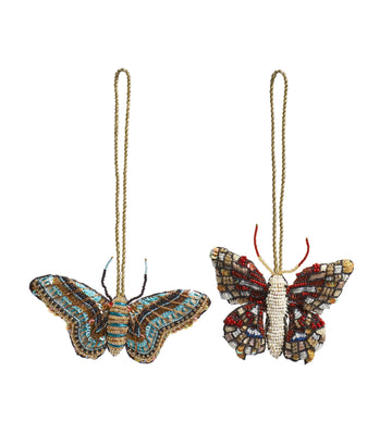 Papilio Butterfly Hanging Decorations Pair - Multi