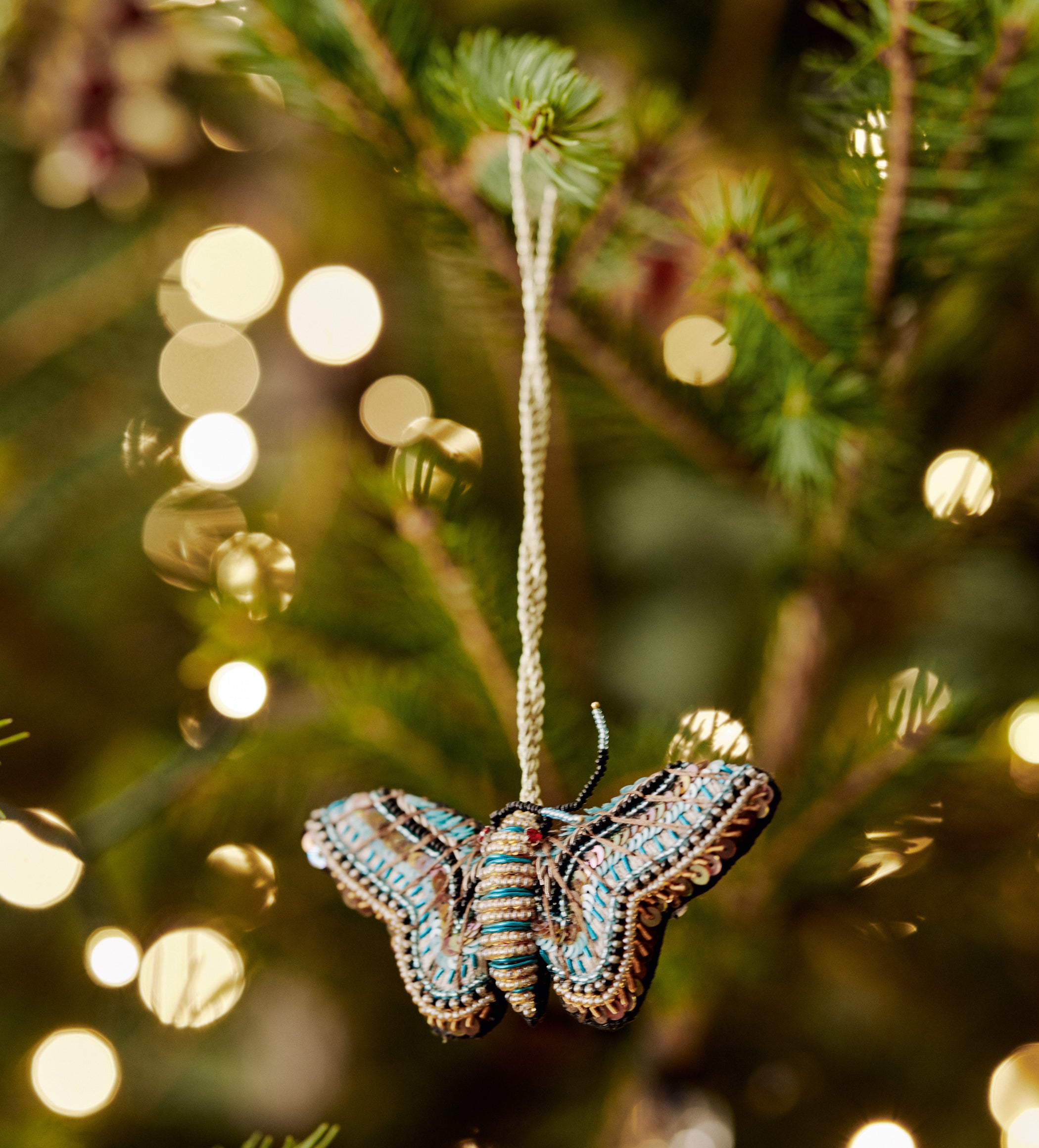 Papilio Butterfly Hanging Decorations Pair - Multi