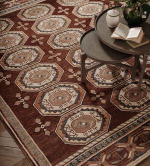 Parsa Rug 240x305cm - Earthy Red | OKA