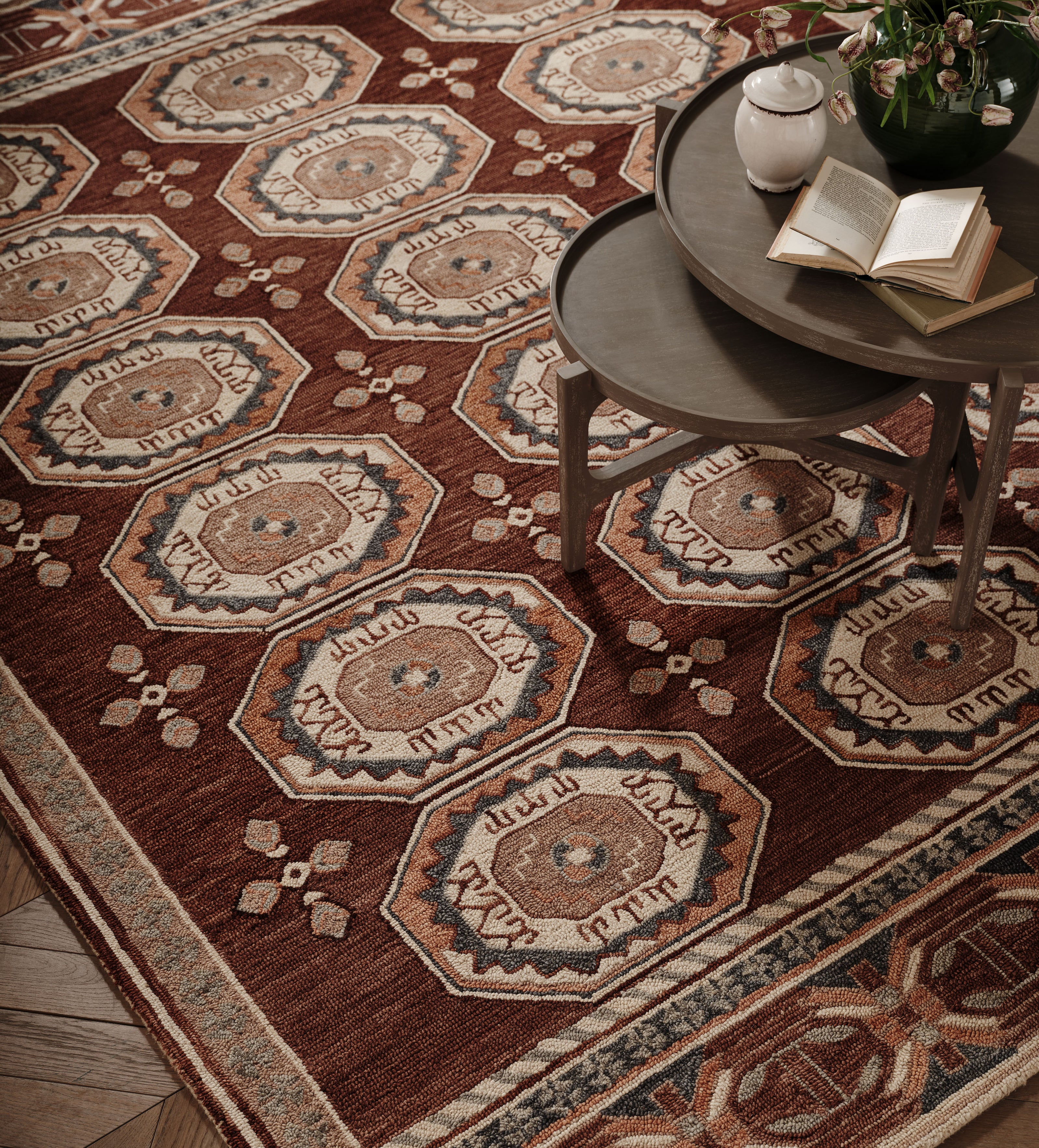 Parsa Rug 305x244cm - Earthy Red