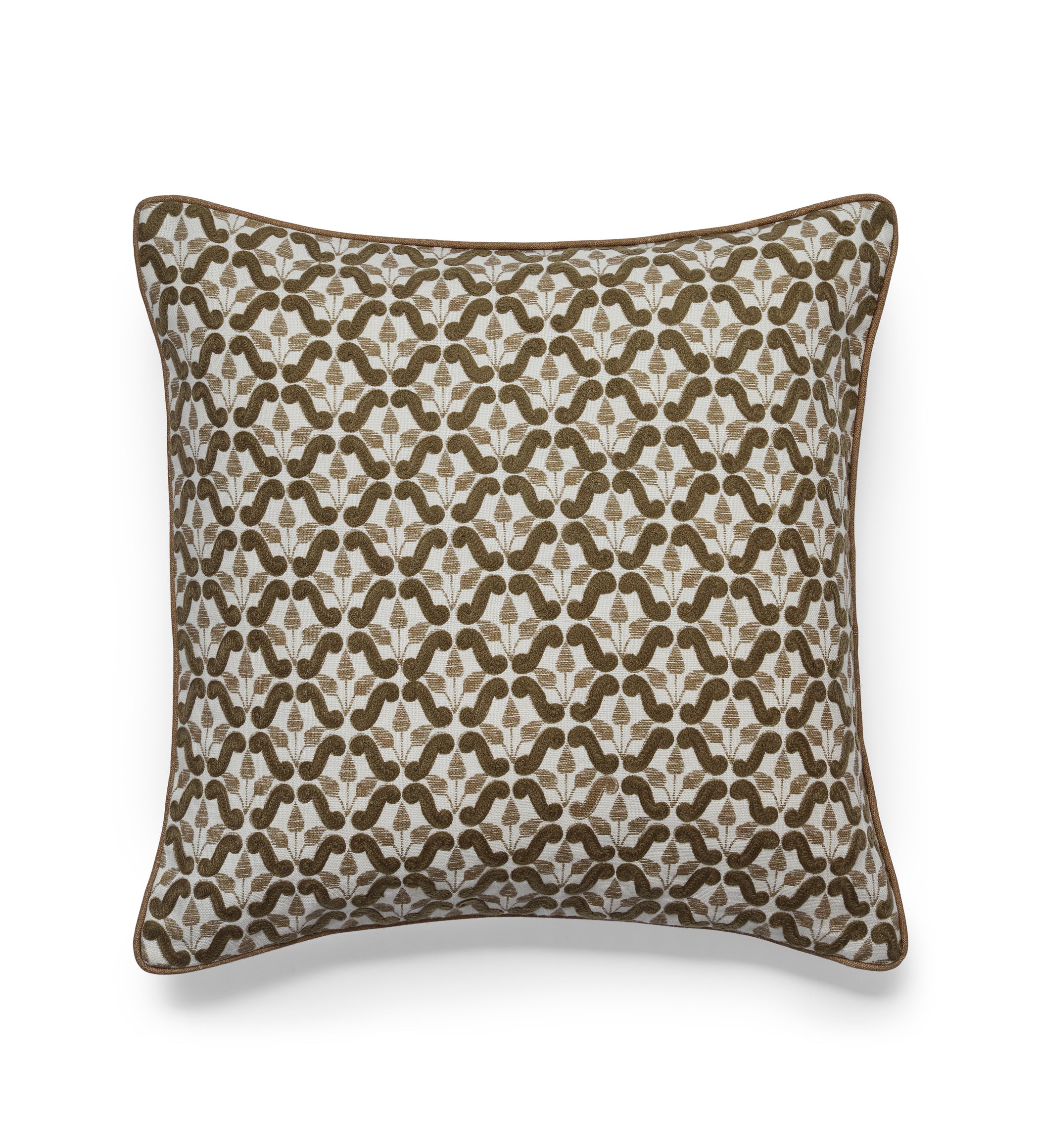 Patta Cushion Cover - Dark Fawn