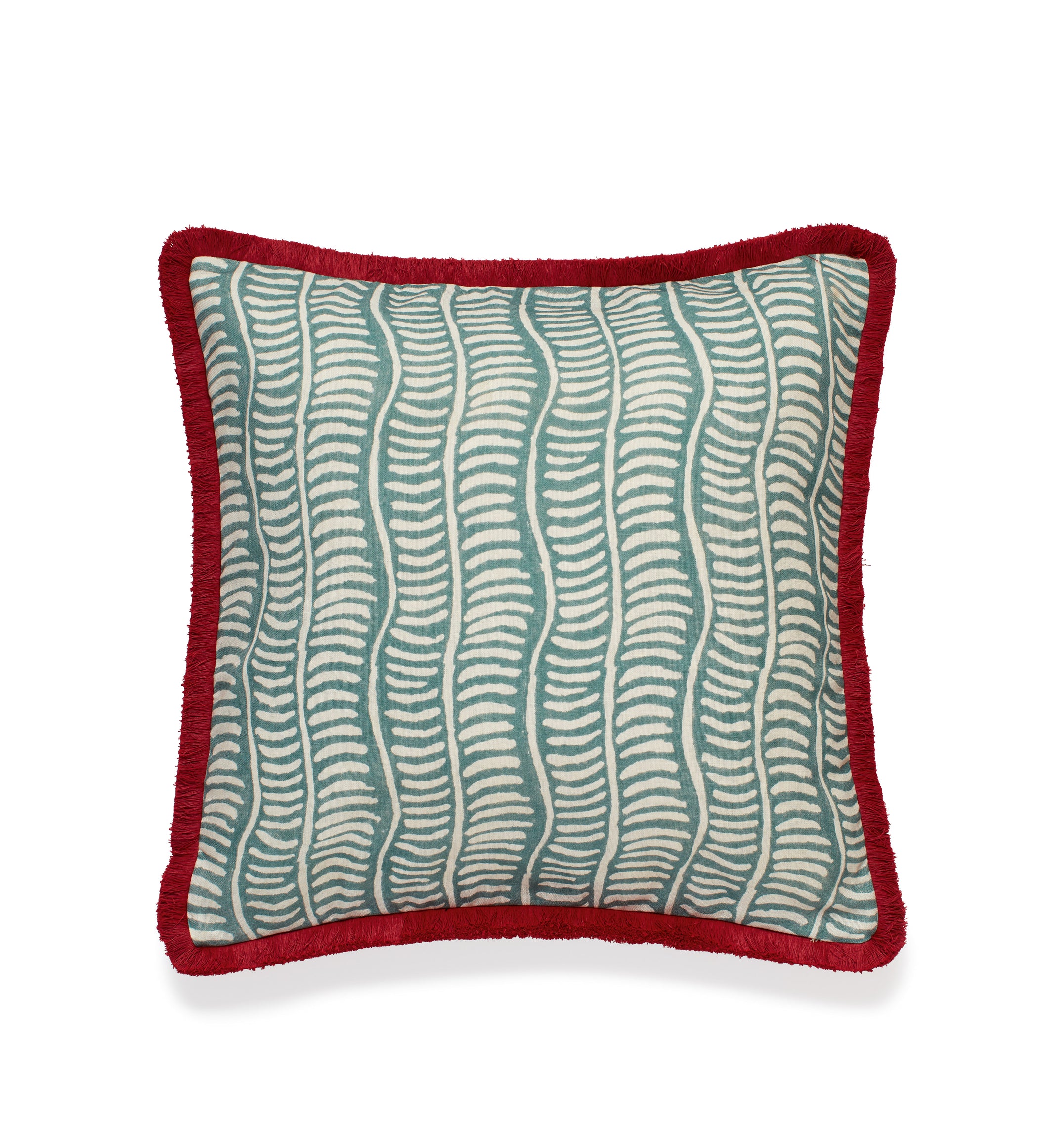 Pattani Outdoor Cushion Seaform Blue OKA - Main Image