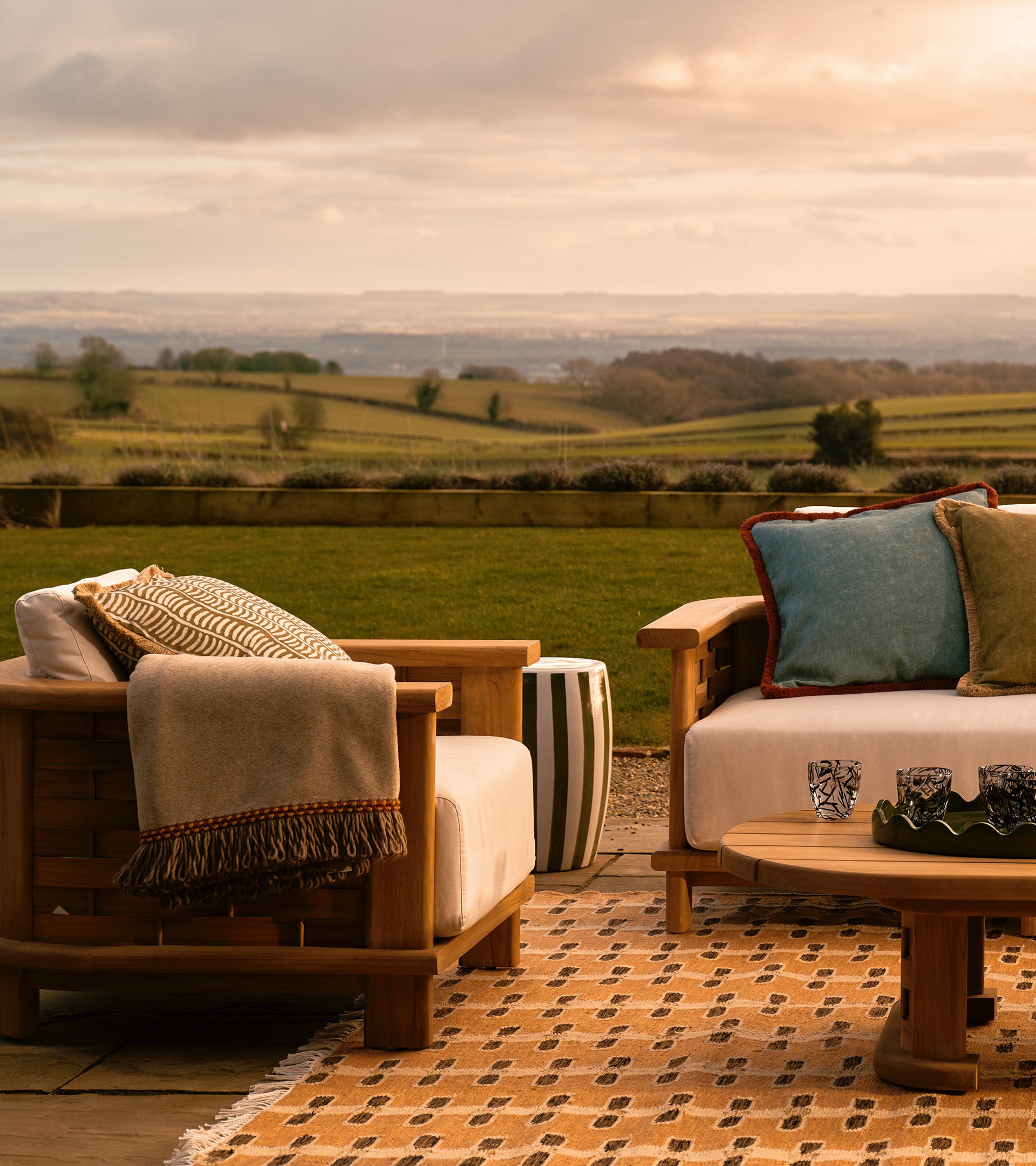 Pattani Outdoor Cushion - Spruce