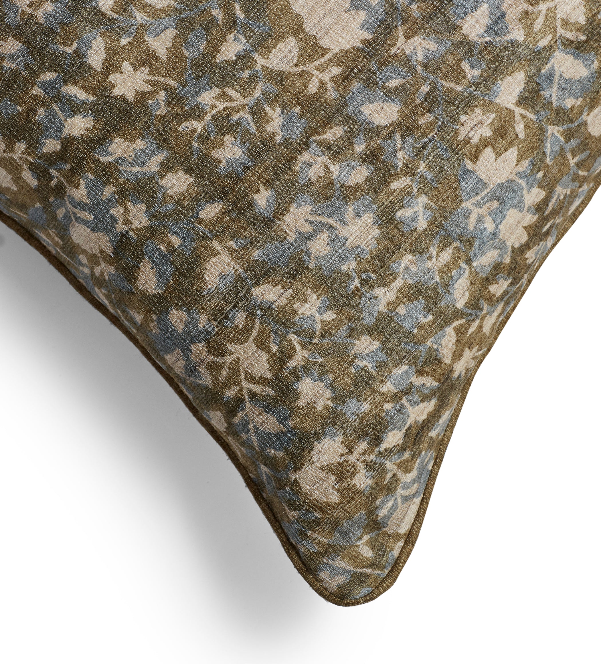 Pattiyan Cushion Cover - Dark Seafoam/Hemp