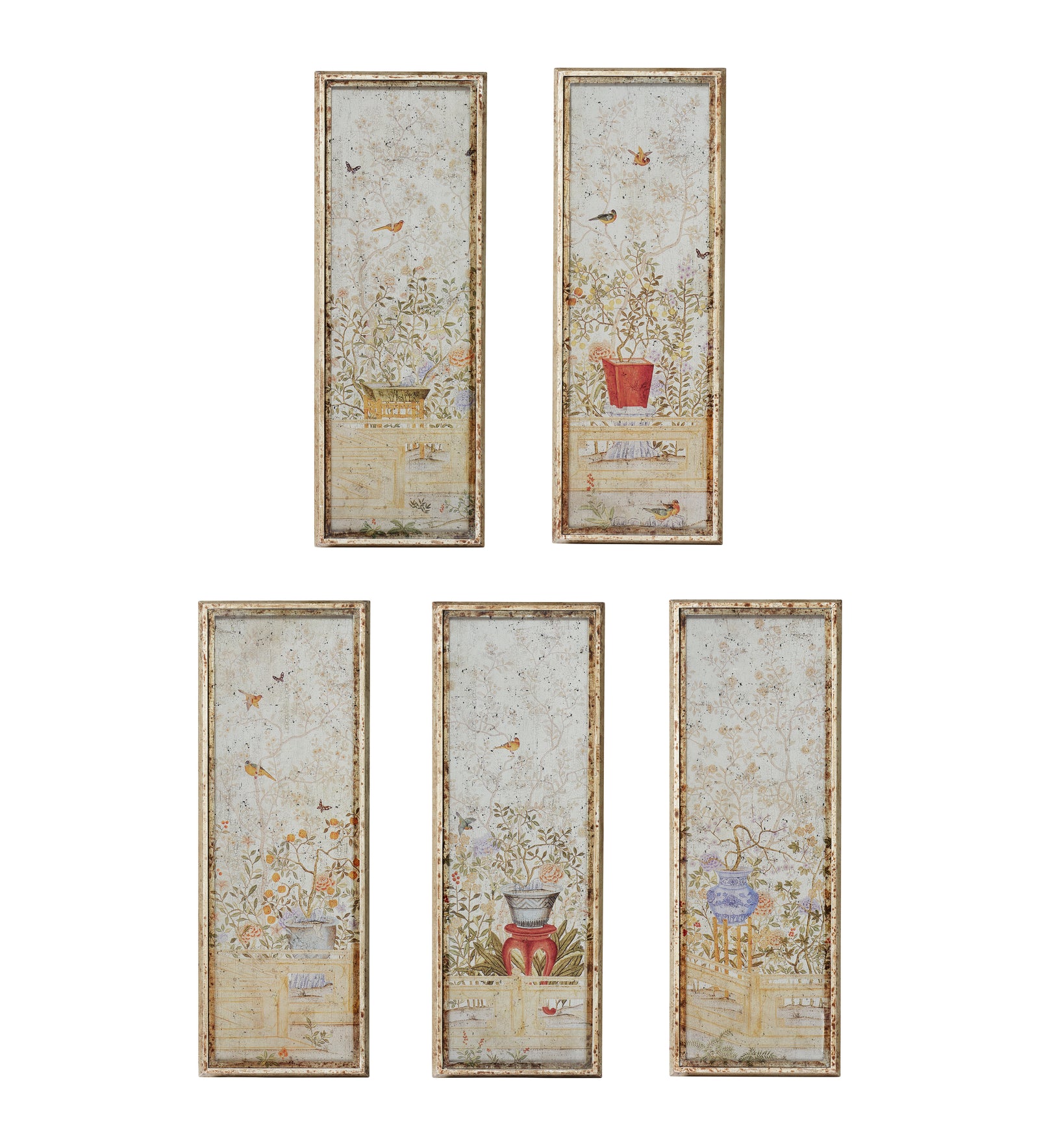 Pentangle Wall Art Panels - Set of Five - Multi