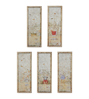 Pentangle Wall Art Panels - Set of Five - Multi