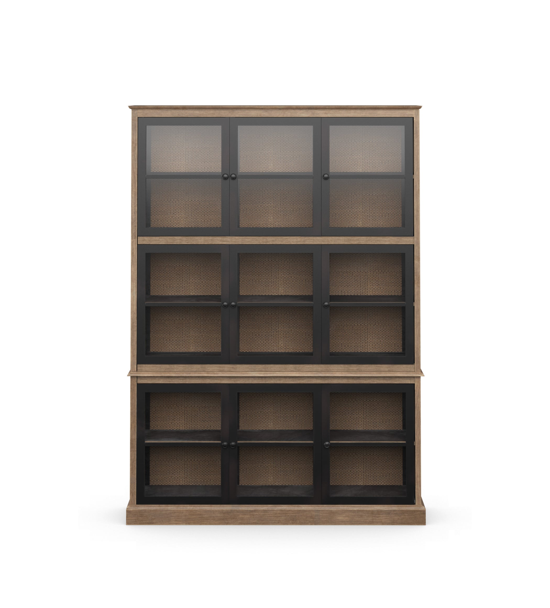 Pentomino Display Cabinet - Natural